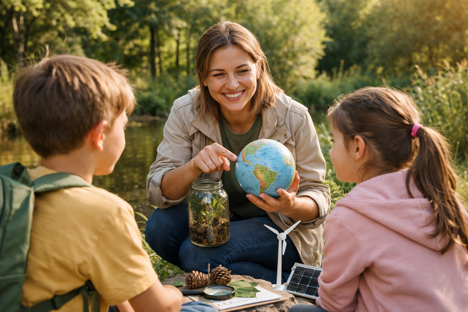 Sensibiliser les enfants à l'environnement, simplement