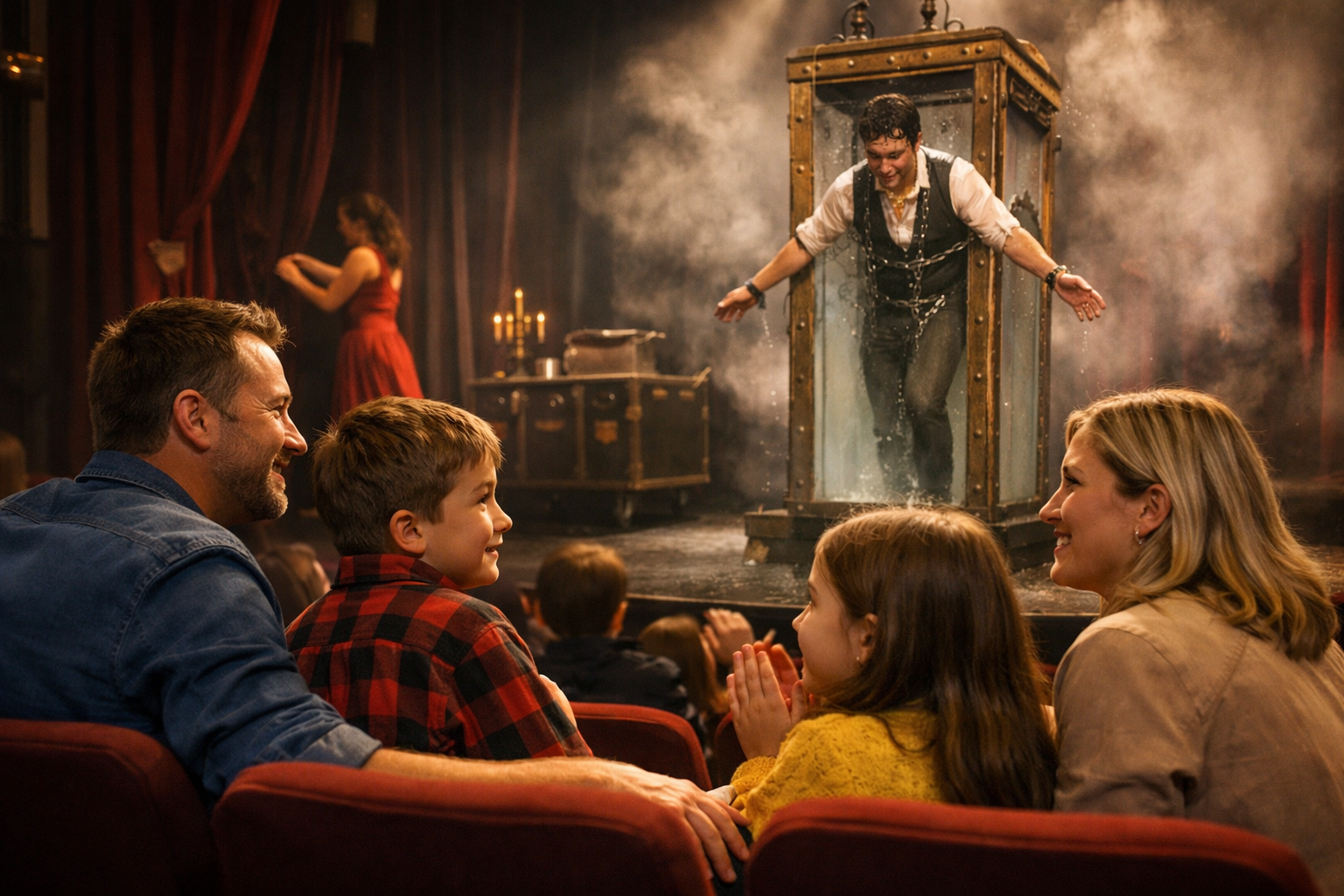 Sortie en famille à la Maison de la Magie avec Houdini