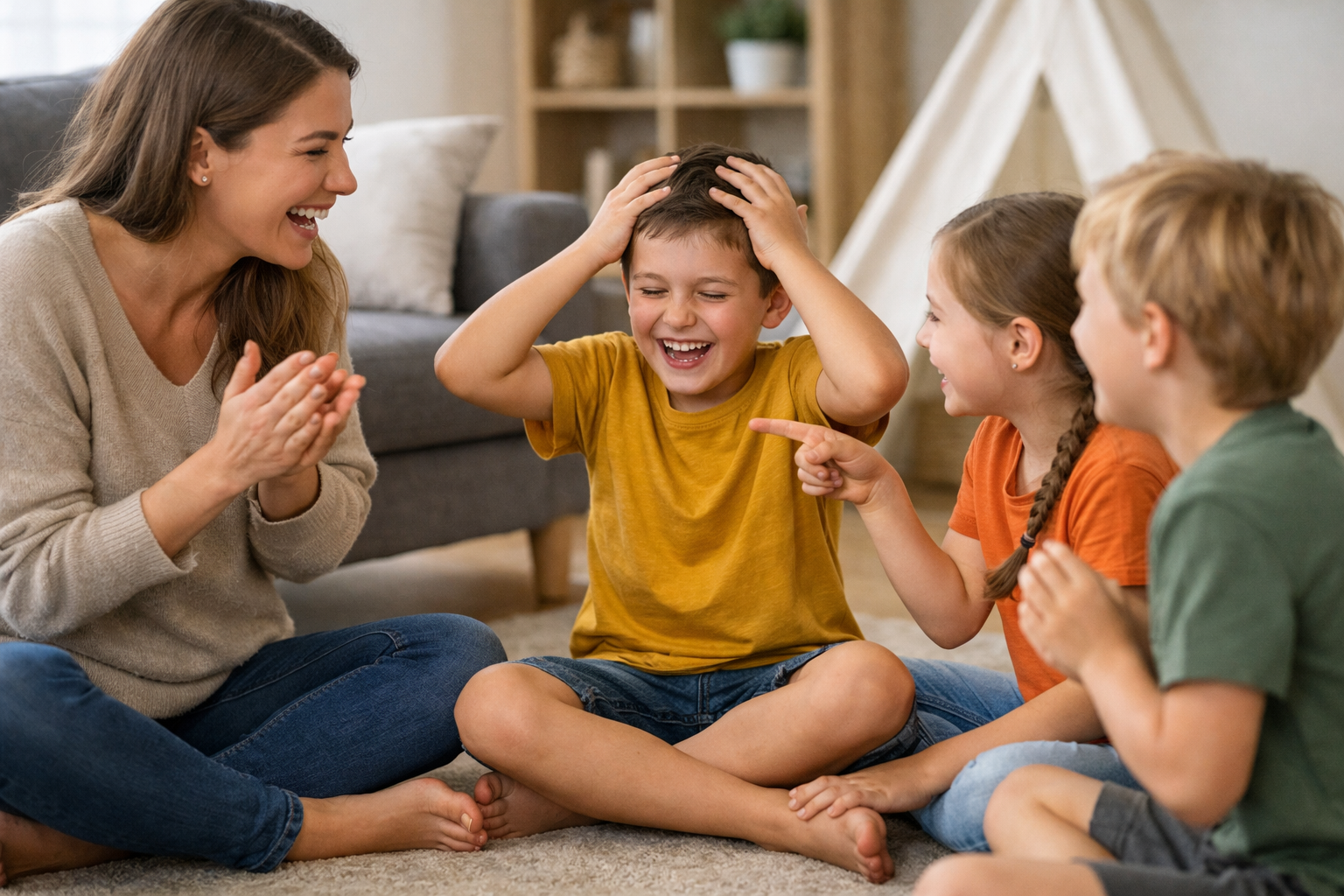 Jeux sans matériel pour enfants : 15 idées faciles à lancer