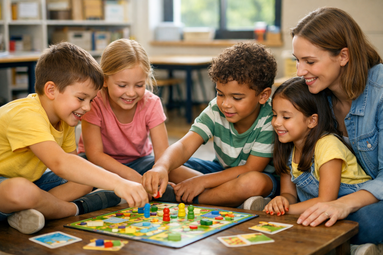 Jeux coopératifs pour enfants : renforcer l'esprit d'équipe