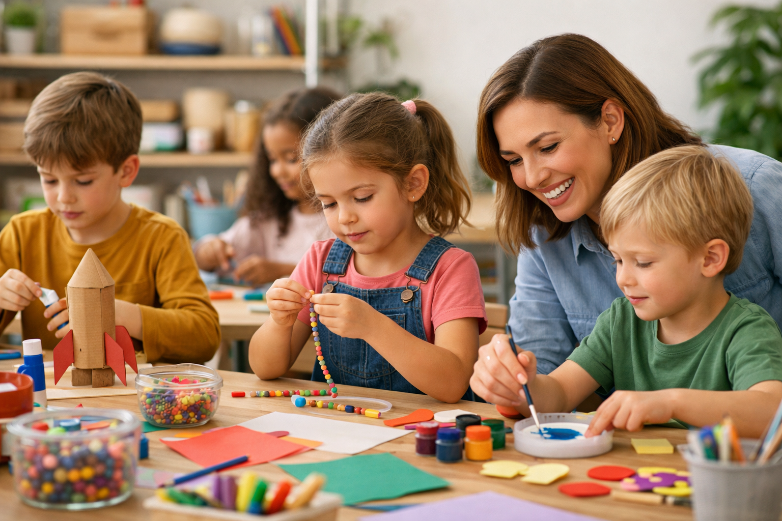 Ateliers créatifs pour enfants : idées manuelles faciles