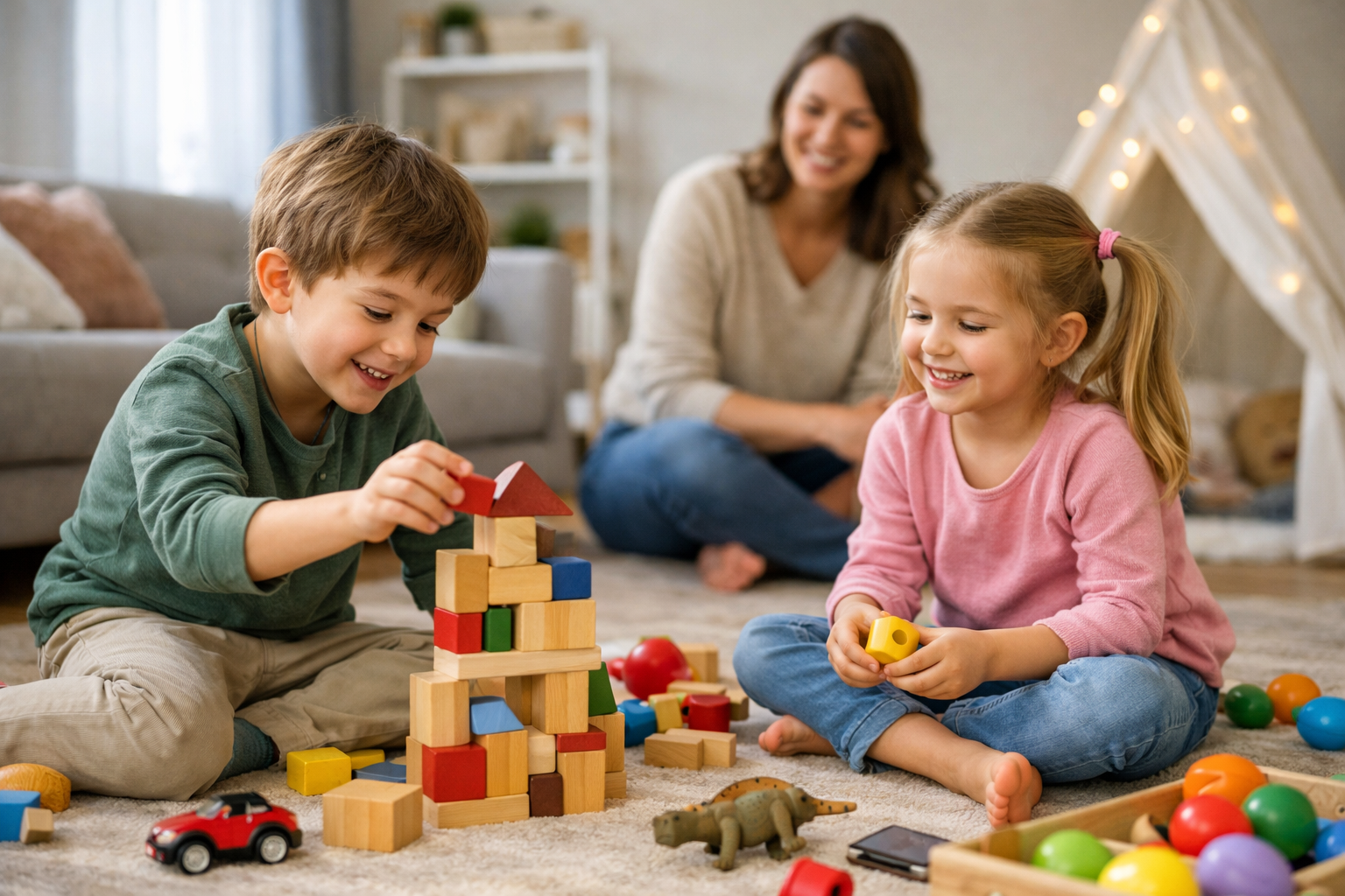 Jeux d'intérieur pour enfants : idées simples et malignes