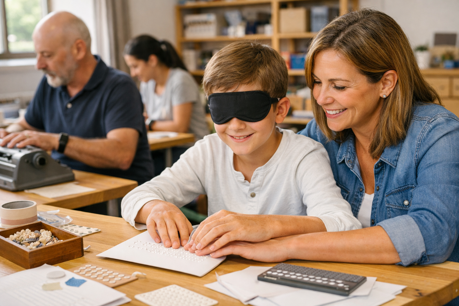Atelier manuel pour la Journée mondiale du braille