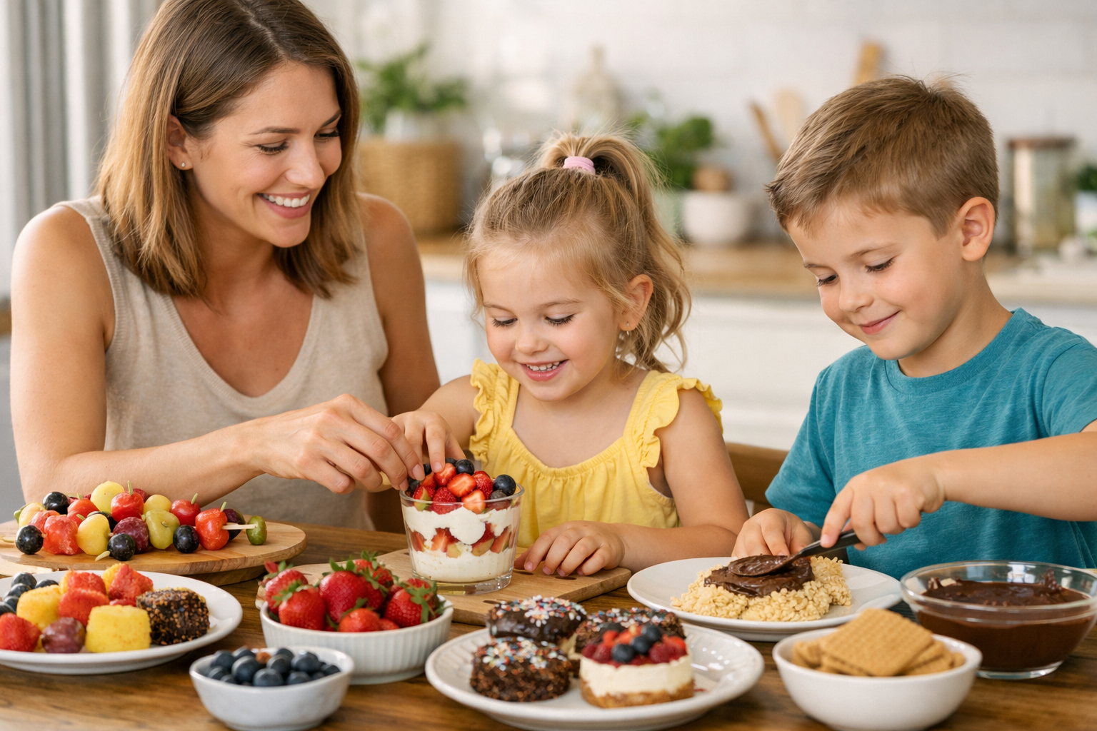 10 idées de recettes sans cuisson pour enfants en été