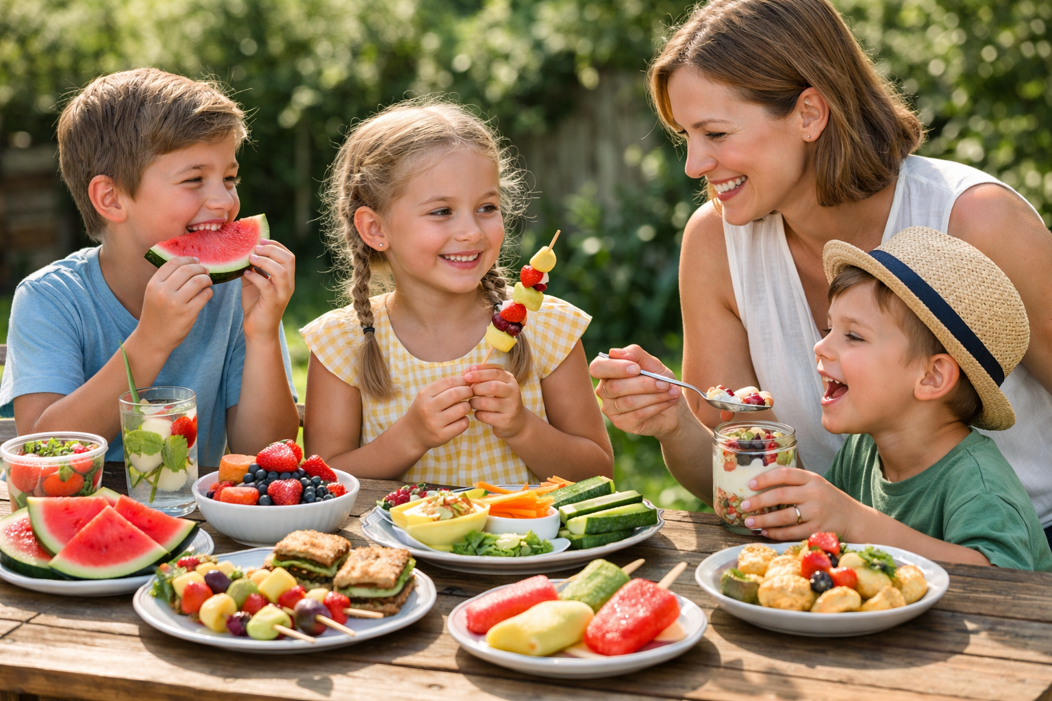 Goûter d'été enfant : 20 idées fraîches et saines