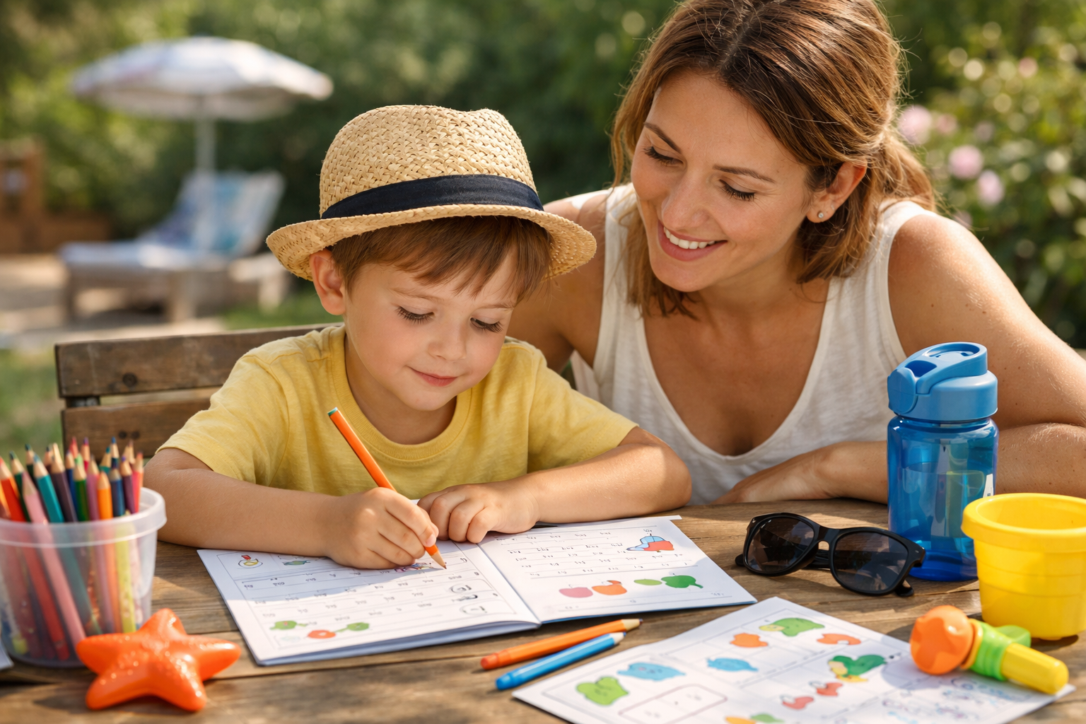 Cahier de vacances maternelle : 15 activités à imprimer