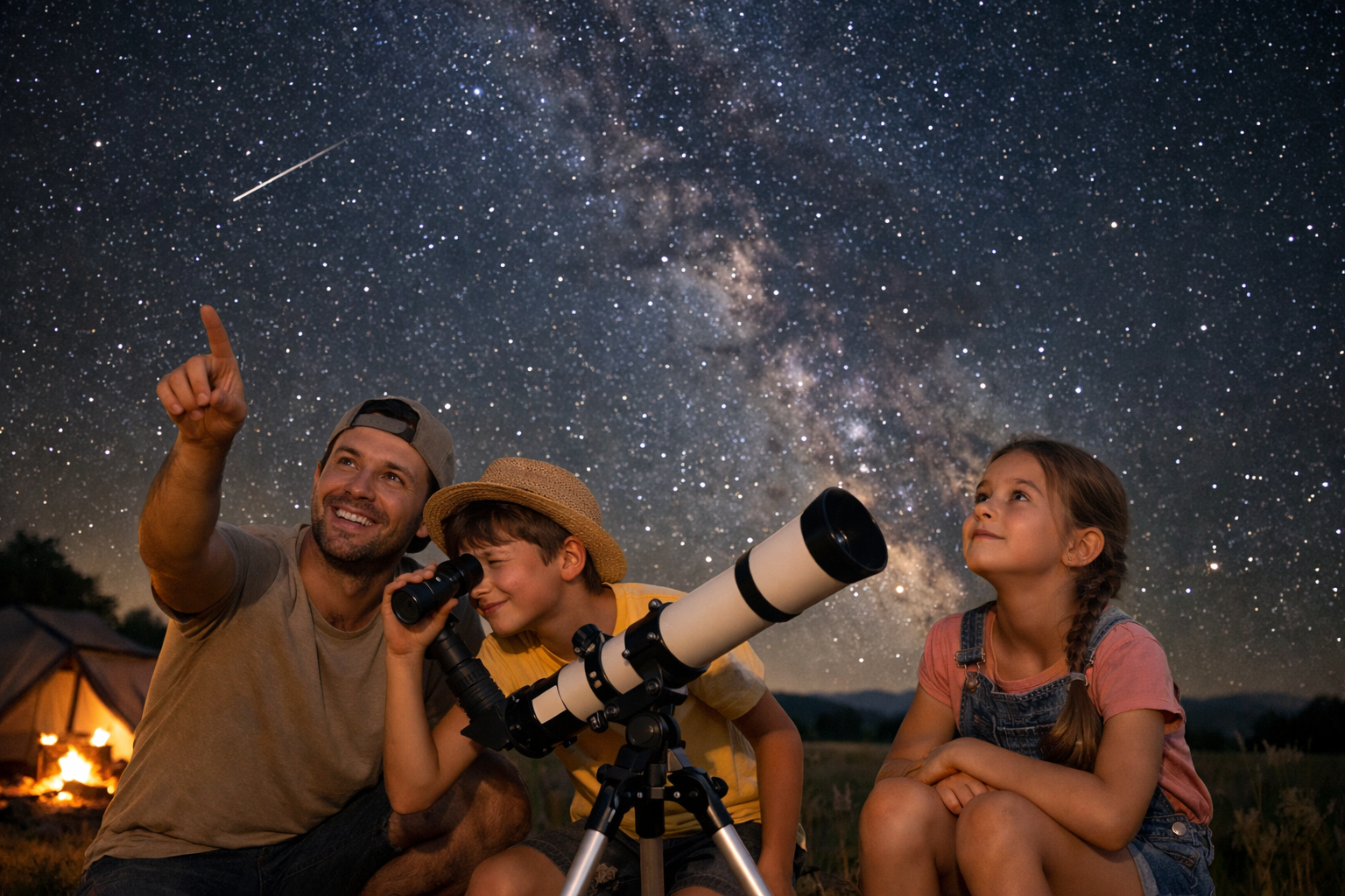 Observer les étoiles avec des enfants en été, mode d'emploi