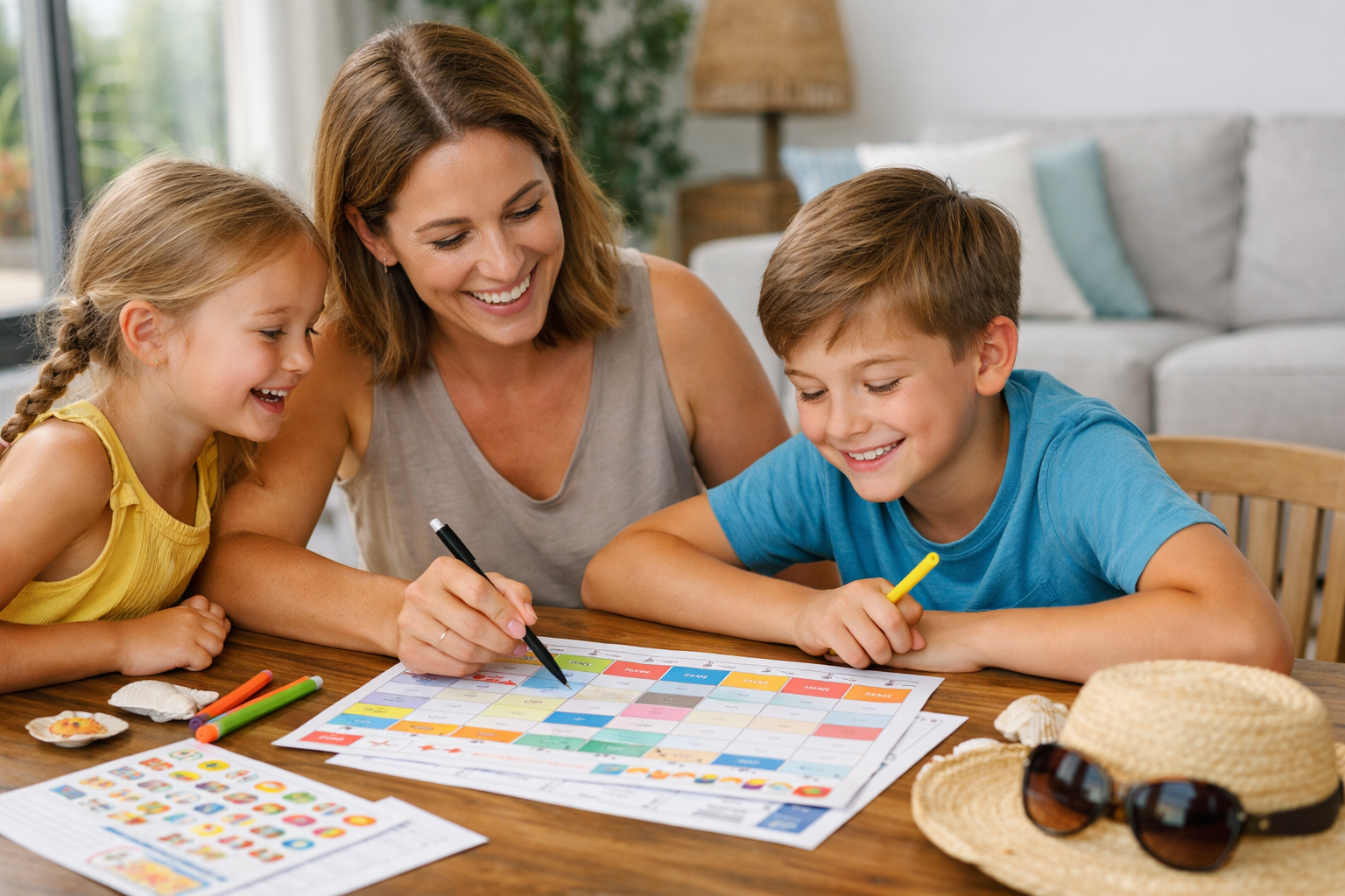 Planning d'été pour enfants : 10 modèles à imprimer