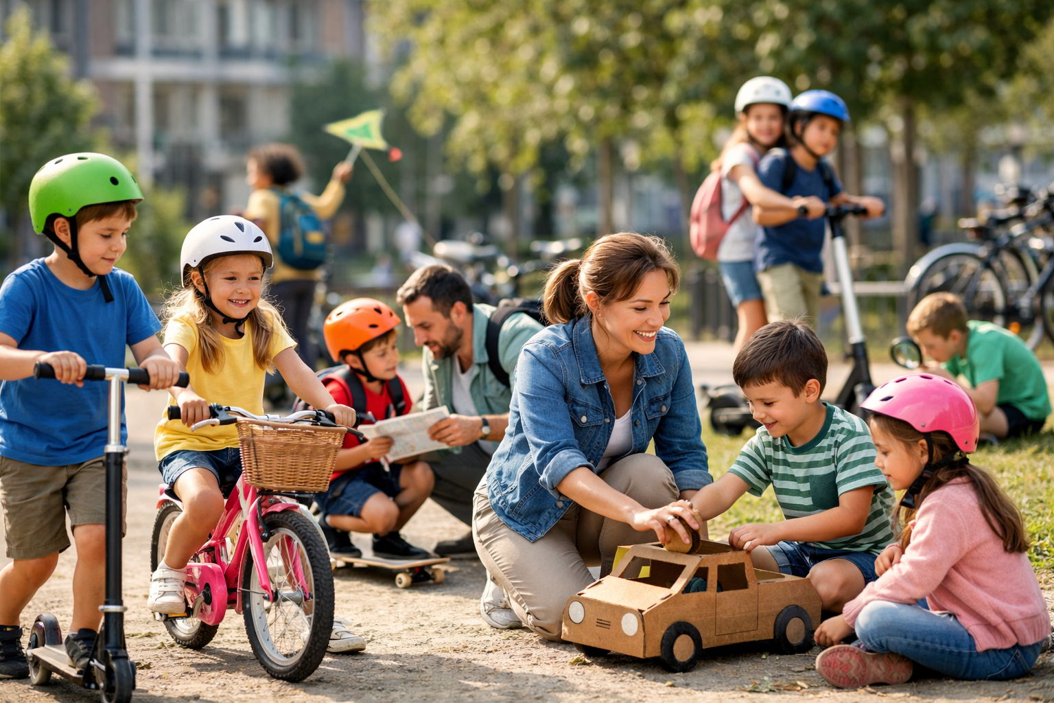 Semaine de la mobilité : 10 activités enfants faciles