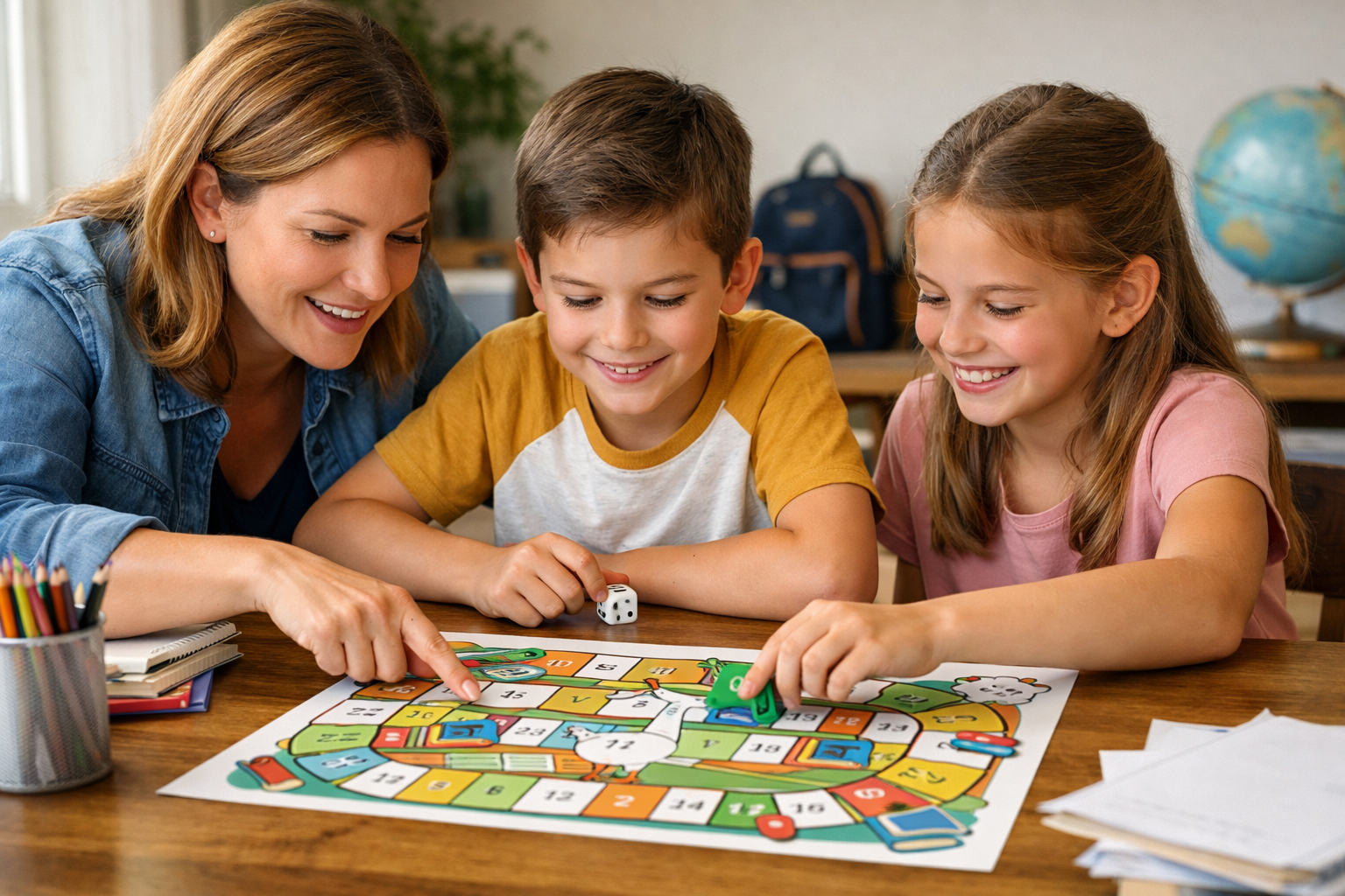 Jeu de l'oie de la rentrée gratuit à imprimer en classe