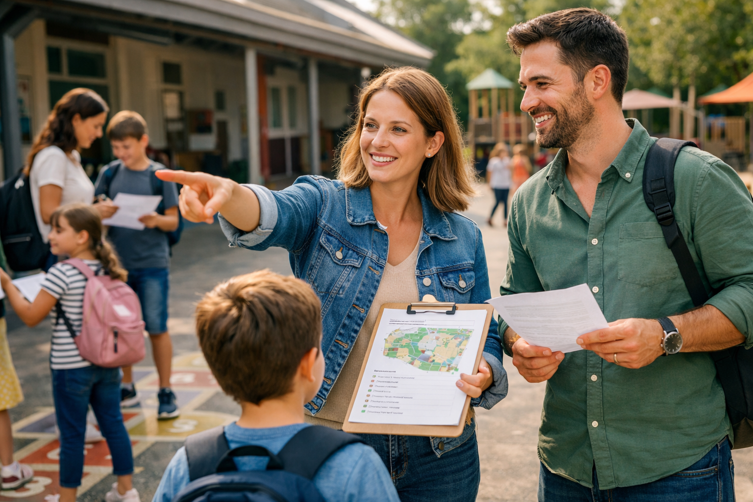 Rallye de rentrée pour découvrir l'école en s'amusant