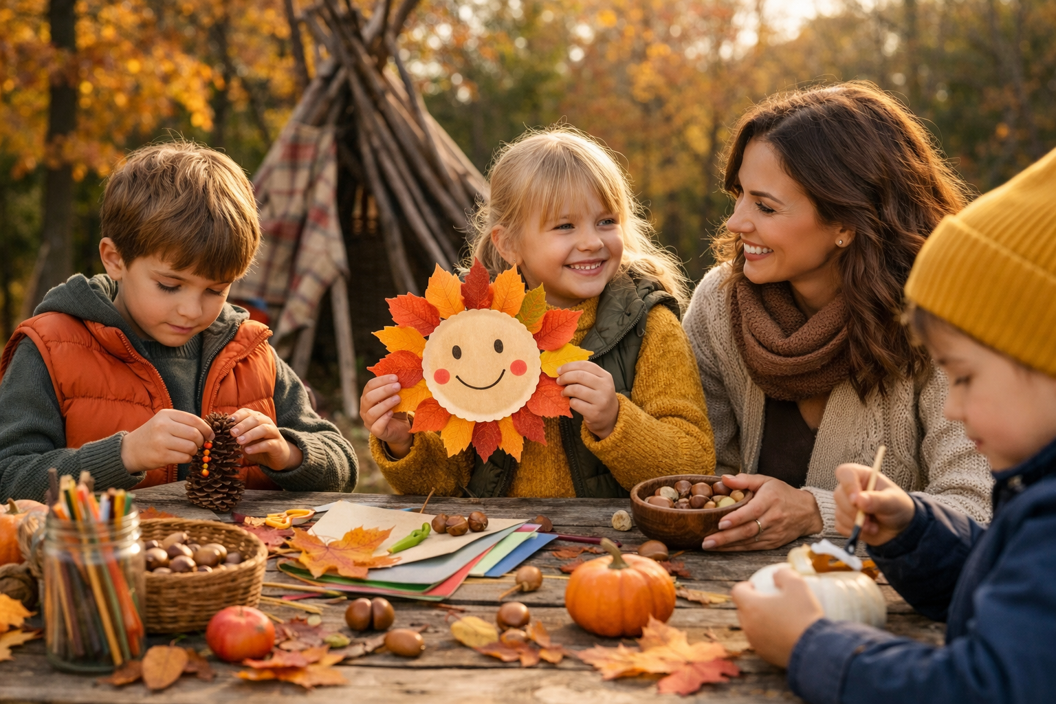 Équinoxe d'automne enfants : bricolages et jeux de saison