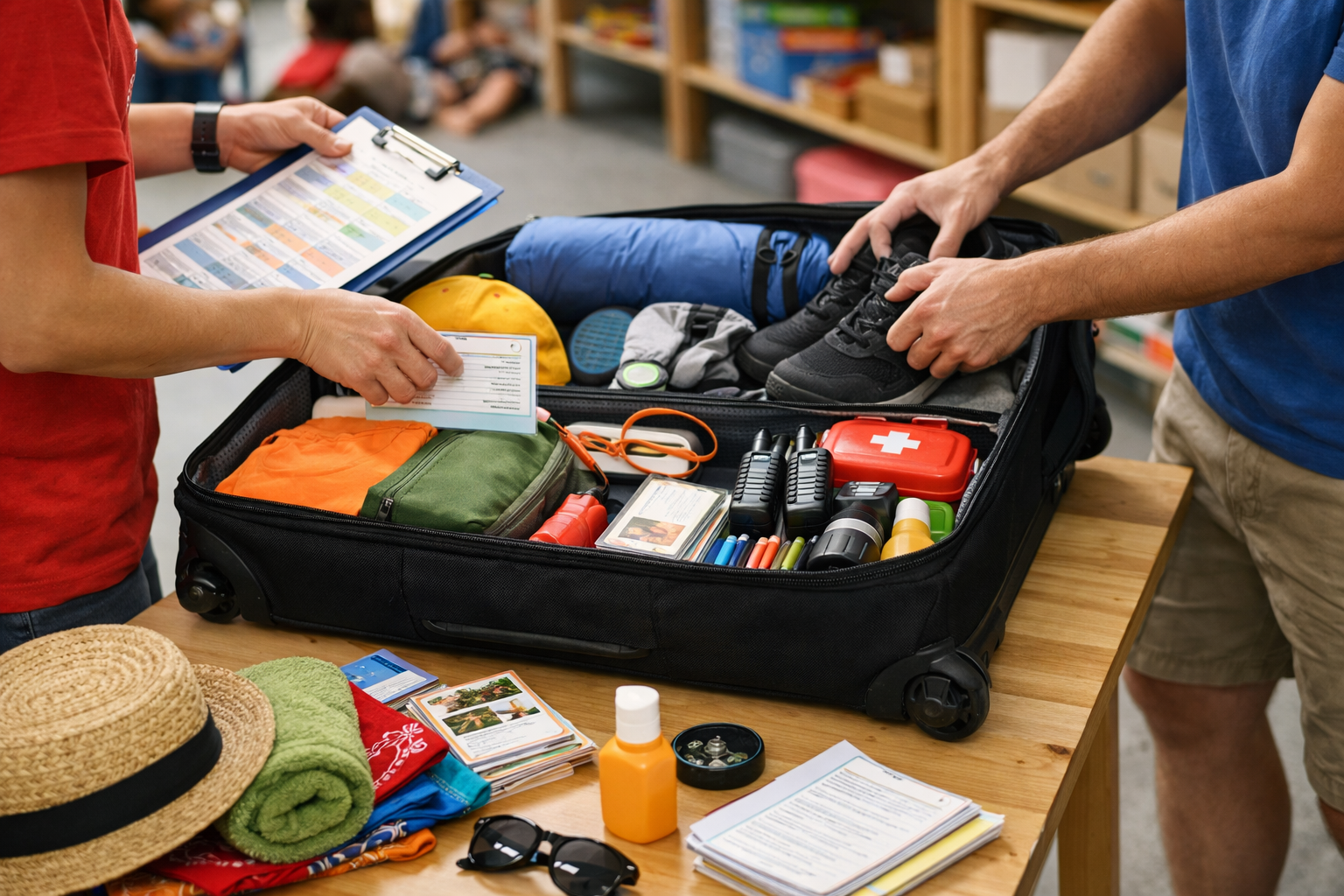 Préparer sa valise d'animateur : l'indispensable à emporter