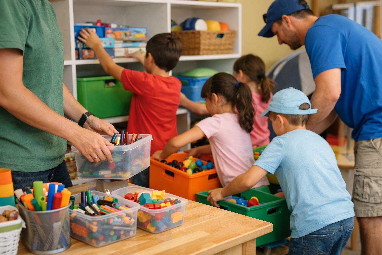 Apprendre aux enfants à ranger après une activité : astuces ludiques pour réussir