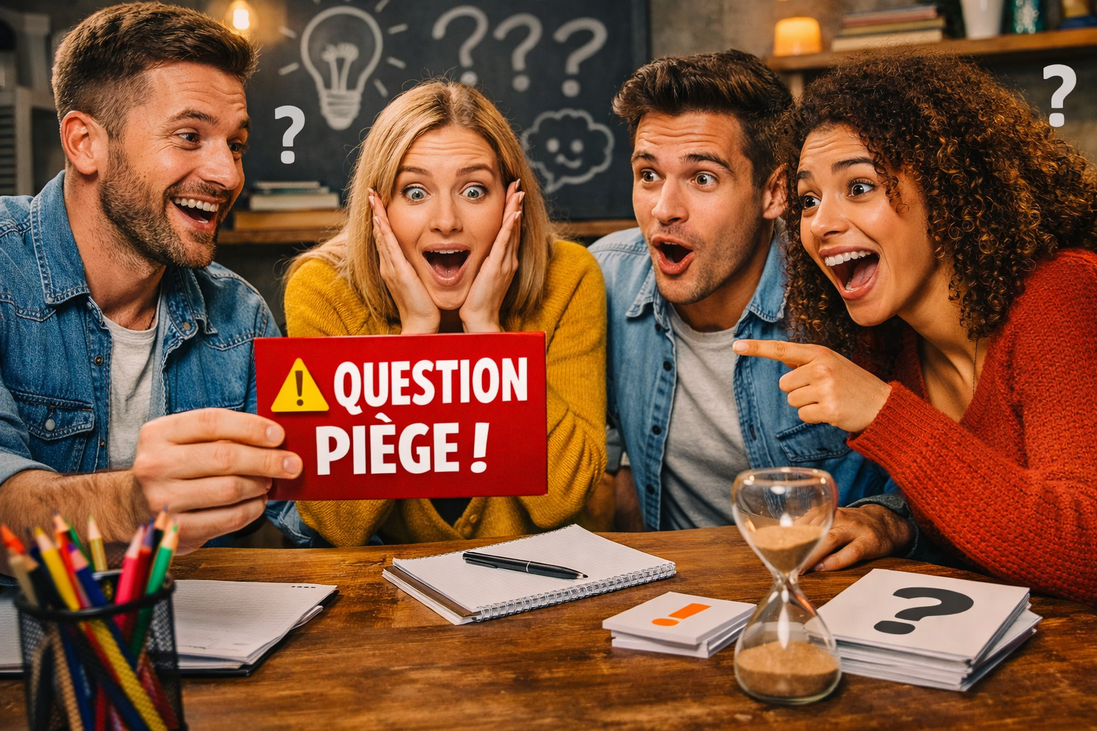 Quiz piège entre amis