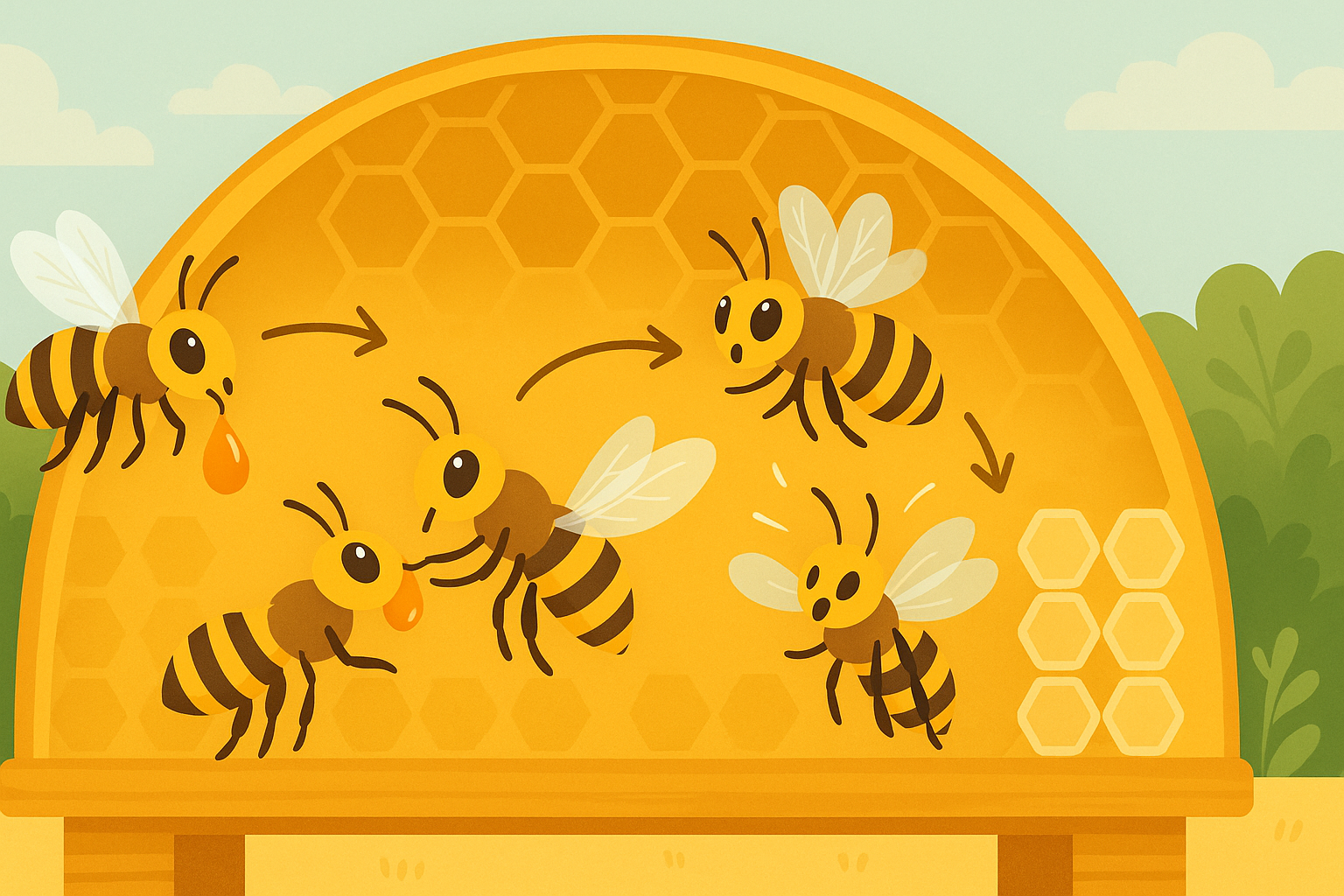 Abeille en train de butiner des fleurs de lavande pour expliquer la pollinisation
