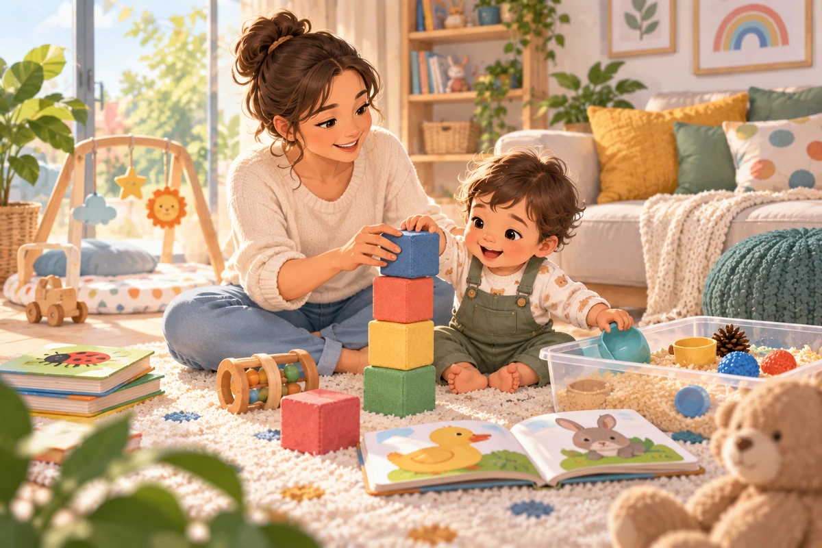 30 activités pour un bébé de 1 an à faire à la maison