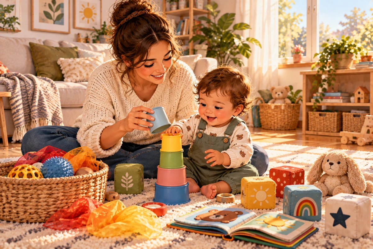 25 activités pour un bébé de 15 mois : motricité, langage et découverte