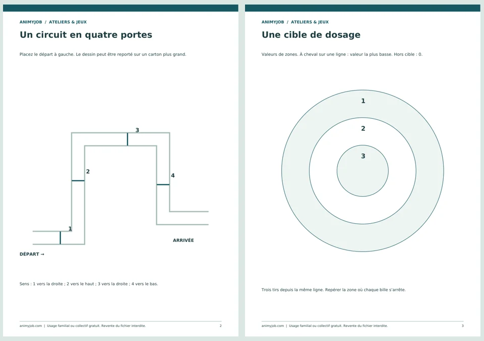 Aperçu réel du support PDF billes