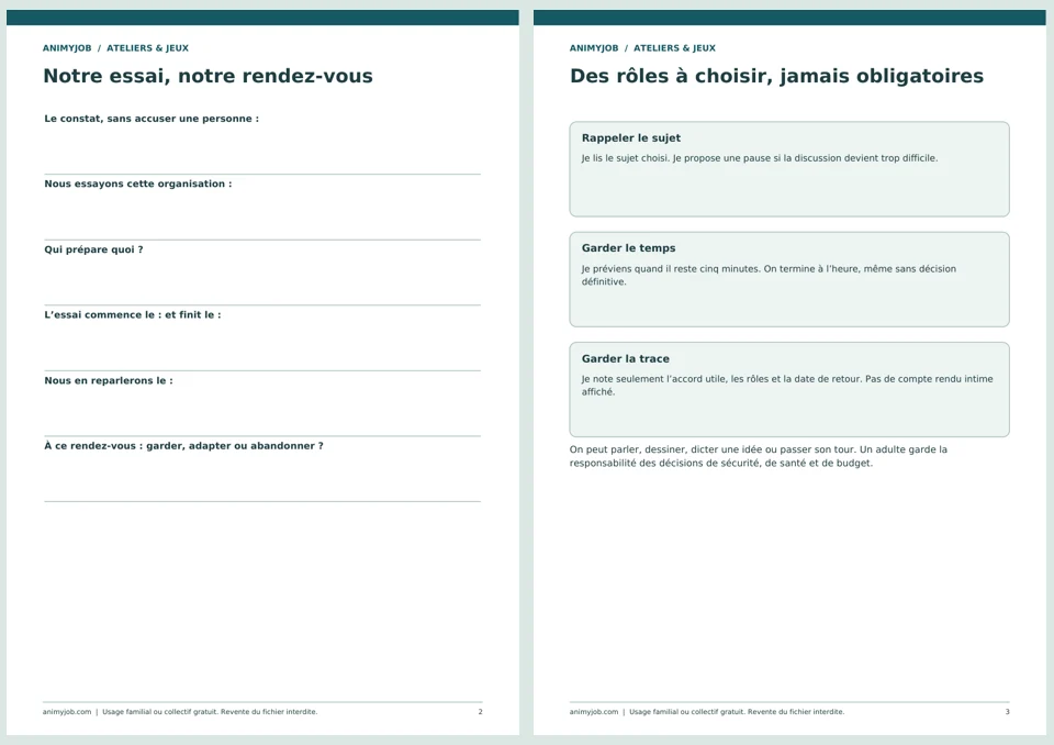 Aperçu réel du support PDF conseil