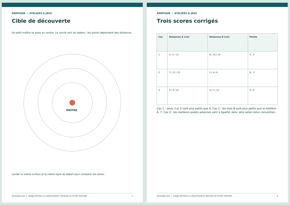 Aperçu réel du support PDF palet