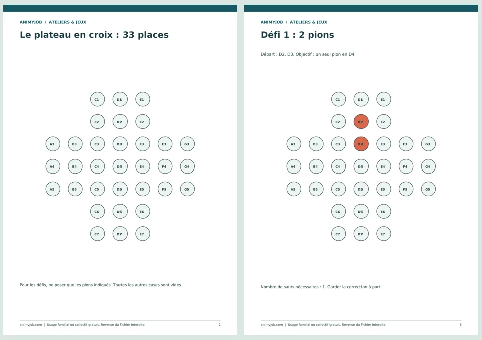 Aperçu réel du support PDF solitaire
