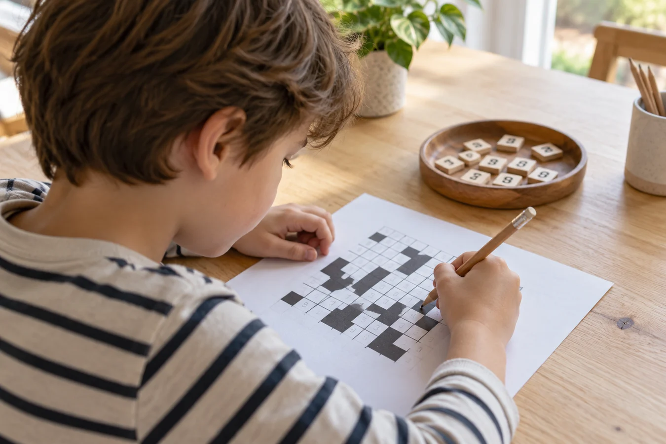 Kakuro enfant à imprimer : 6 grilles faciles avec solutions : illustration de contexte