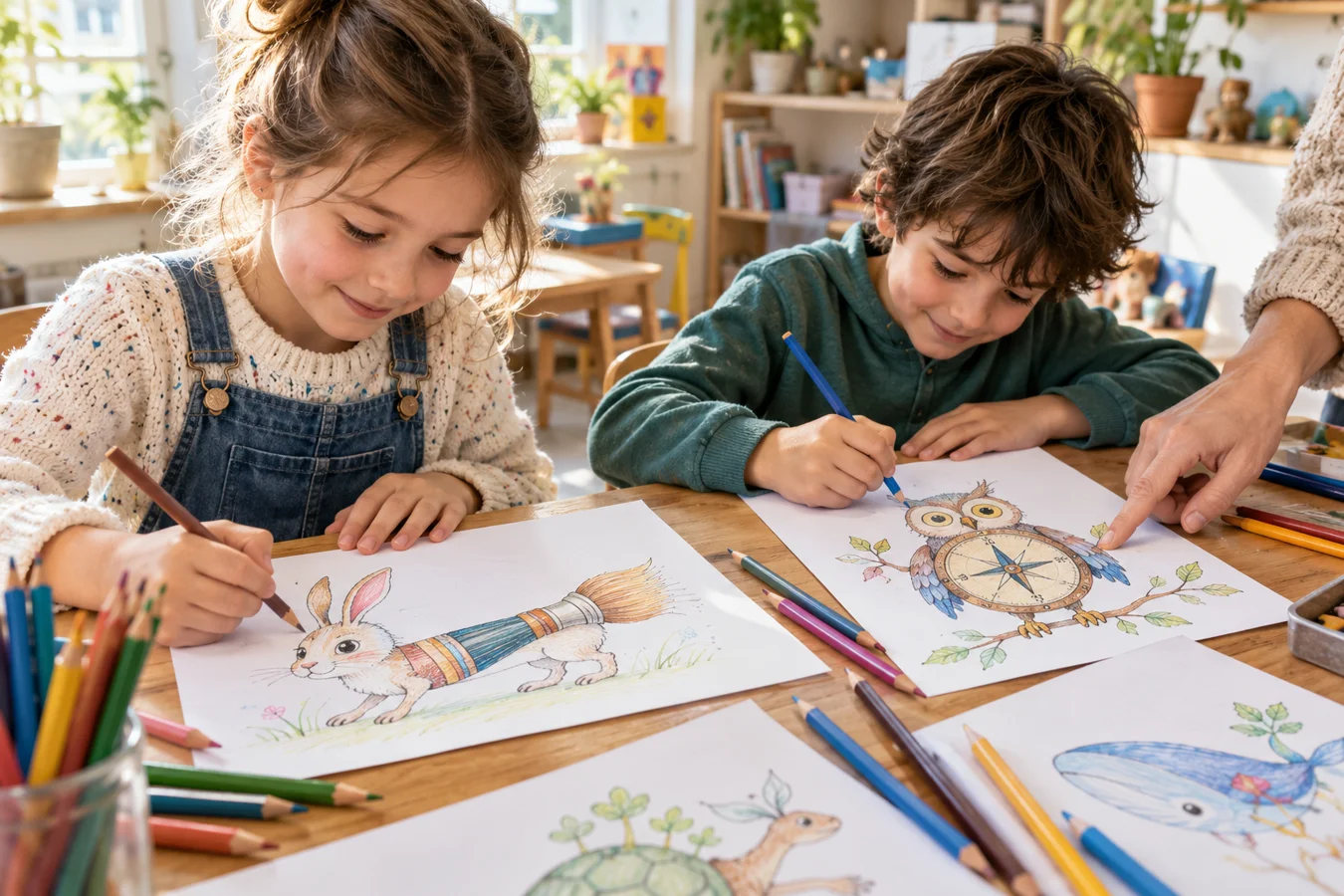 Mots-valises pour enfants : atelier et 12 cartes à imprimer