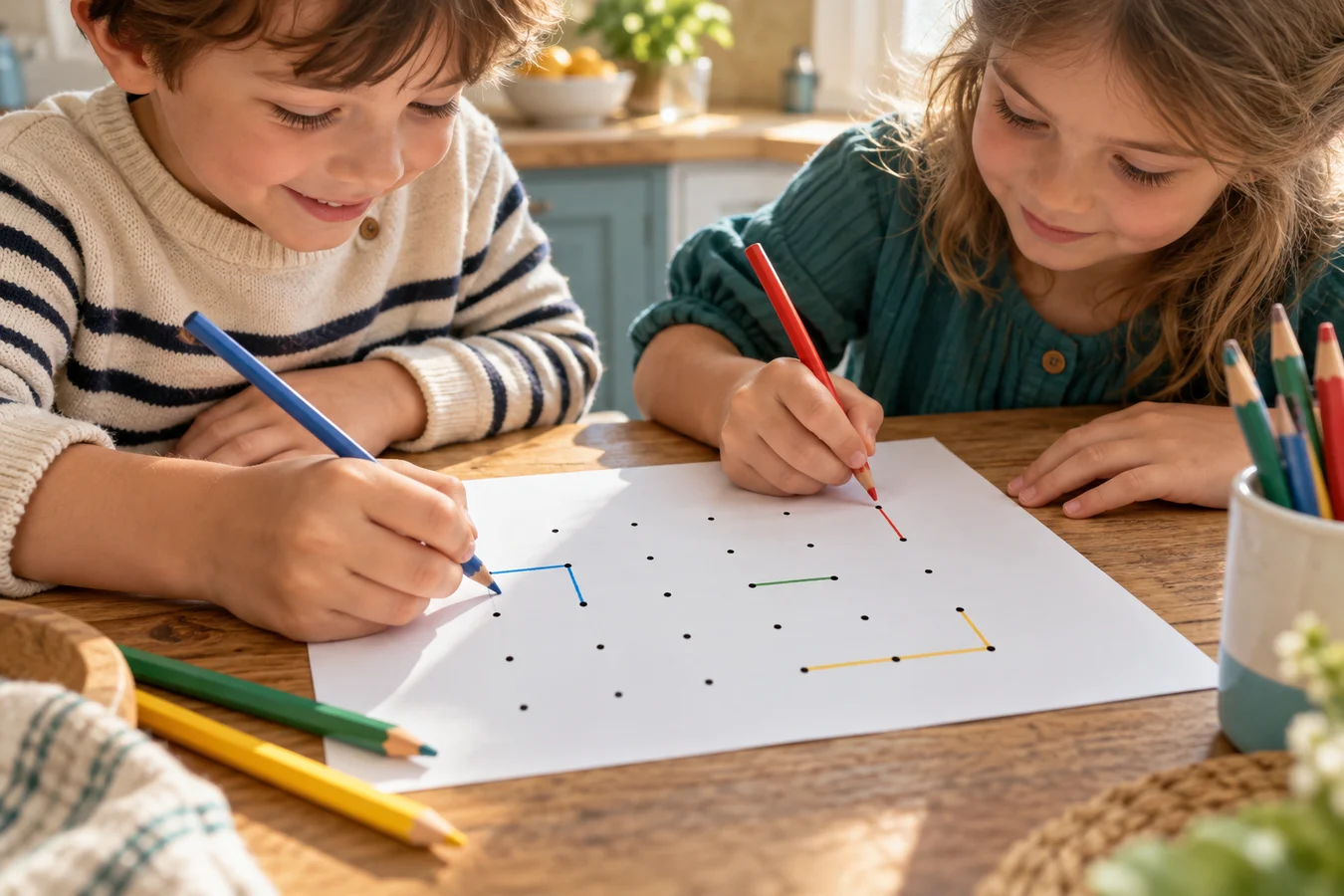 Pipopipette : règles du jeu des petits carrés et grilles à imprimer : illustration de contexte