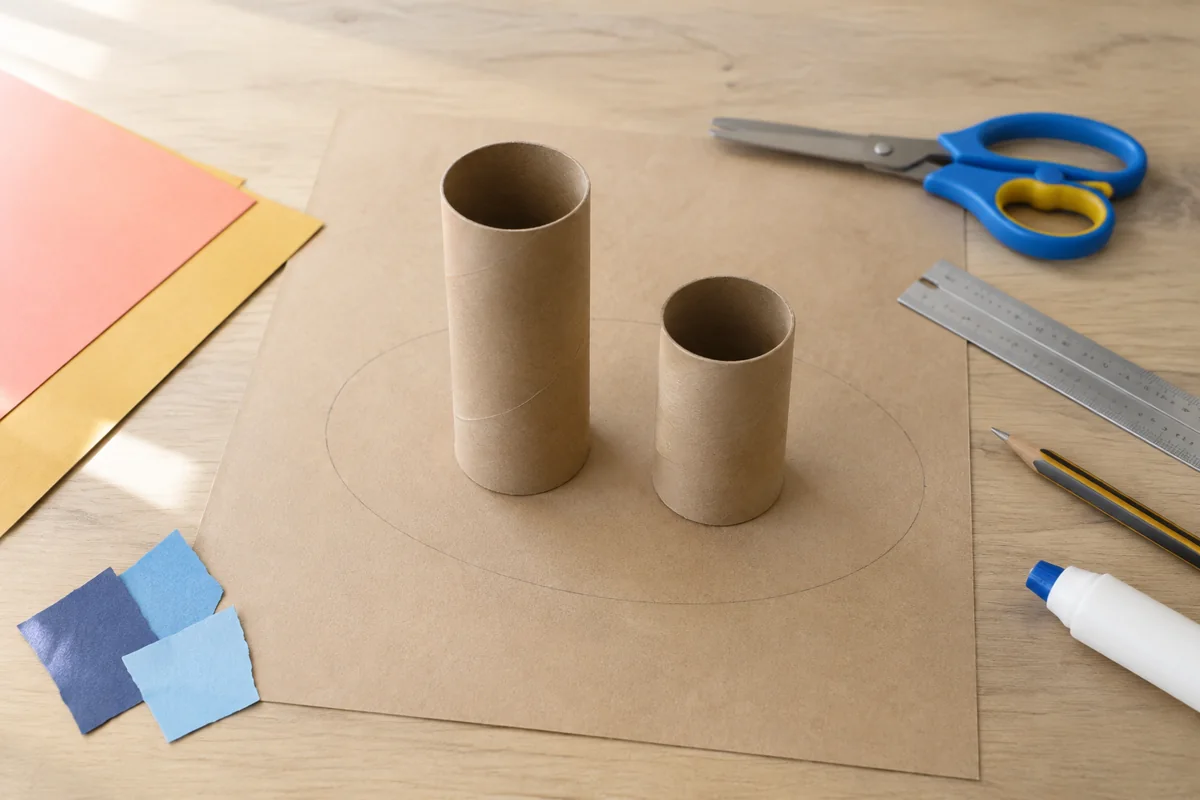 Étape 1 de « Fabriquer un pot à crayons animal à double compartiment » : préparer les deux récipients.