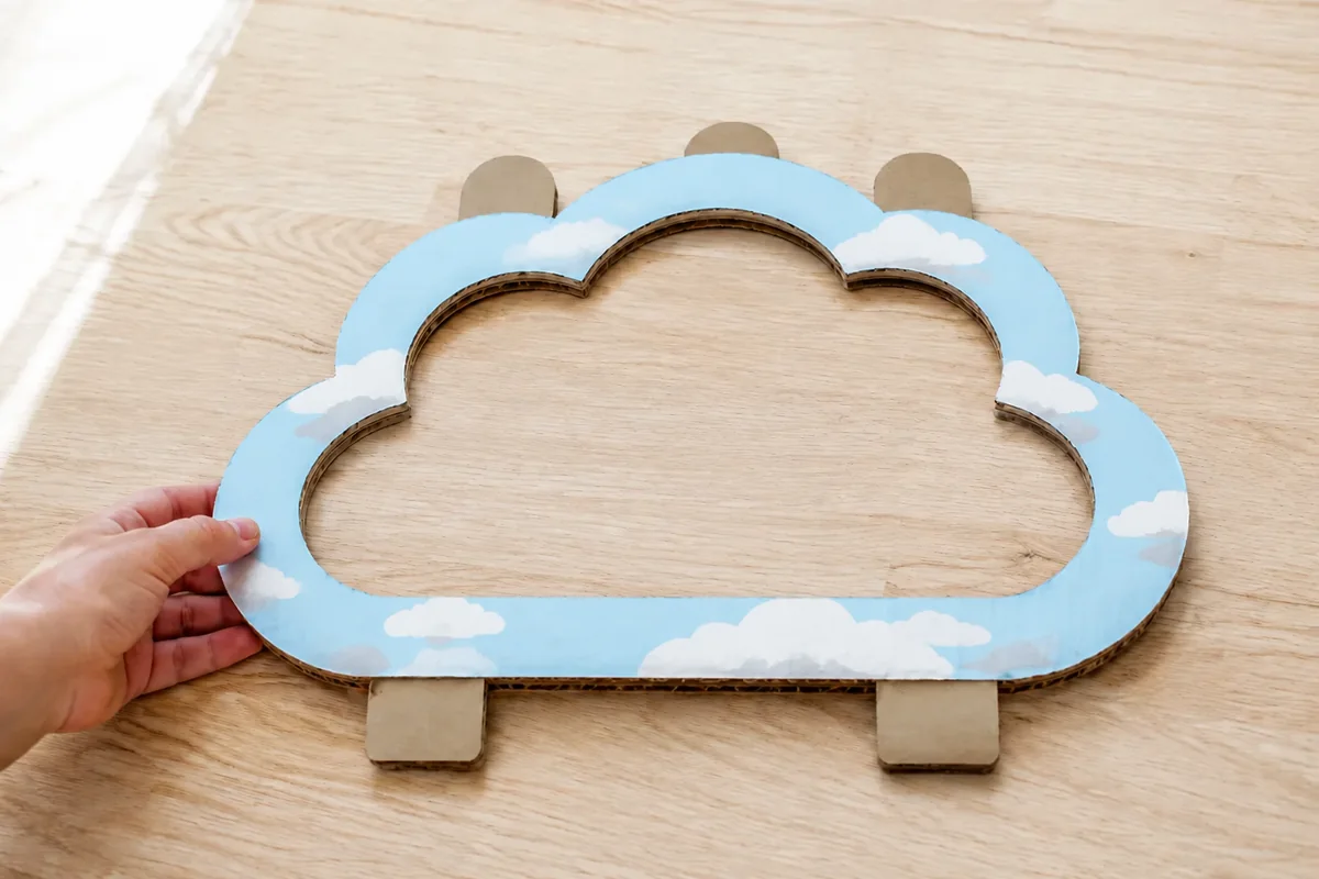 Étape 2 — nuage peint en couche légère
