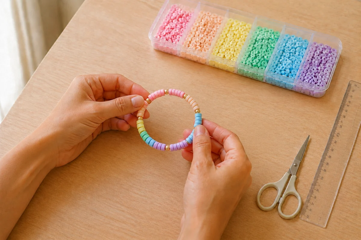 Bracelets en perles Heishi : 20 modèles tendance