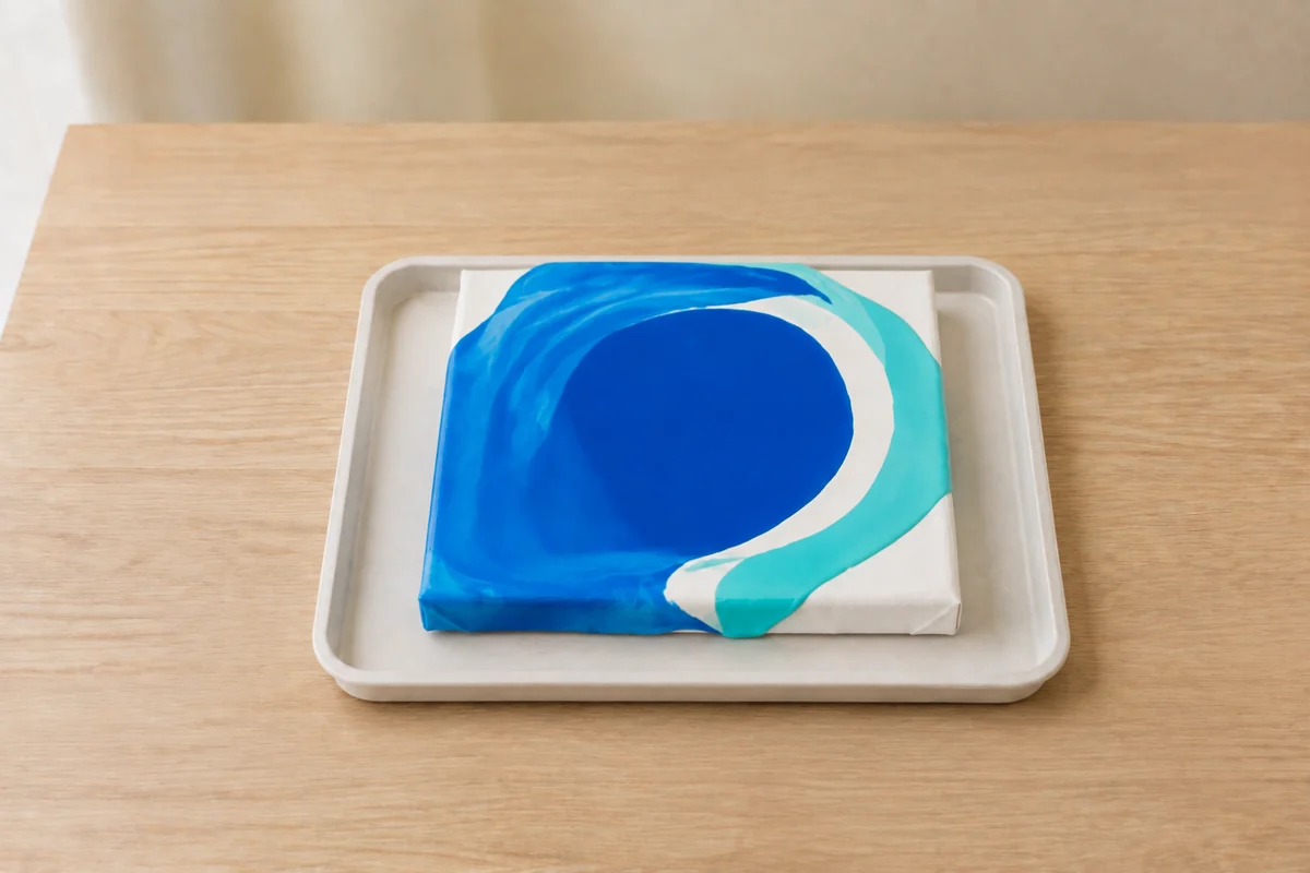 Pouring Art enfant : peinture fluide facile sans résine
