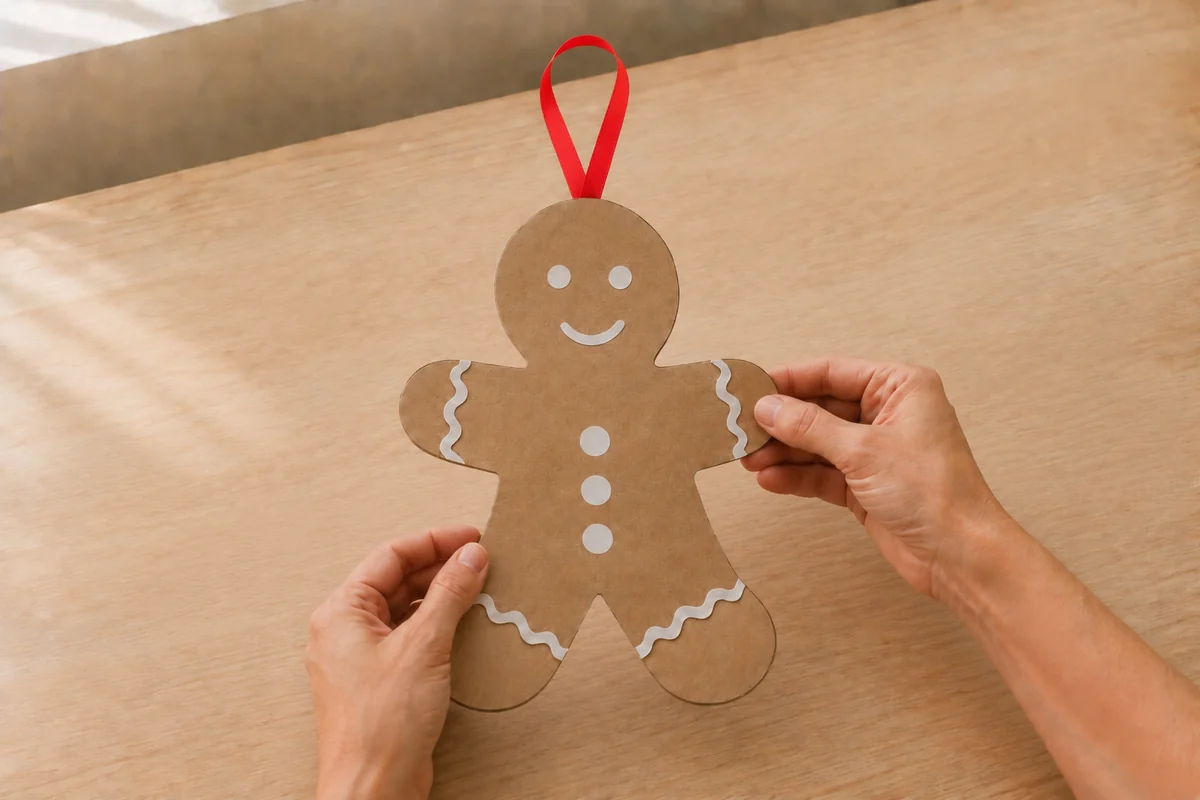 Bonhomme en pain d'épices en papier : 15 modèles