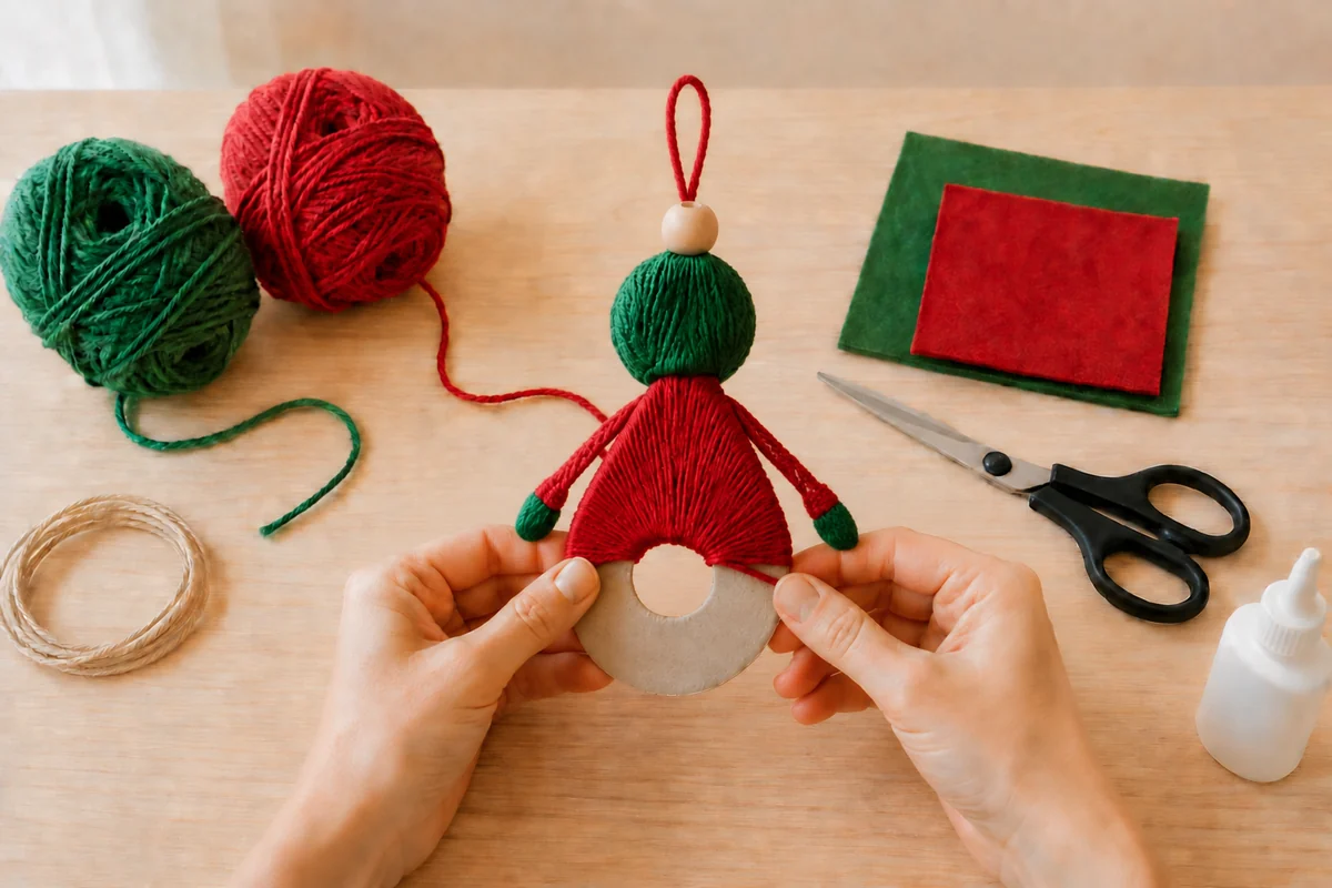 Petits lutins à suspendre : 15 bricolages de Noël