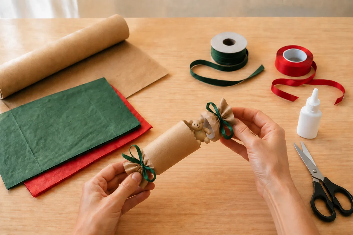 Crackers de Noël DIY : fabriquer des papillotes surprises