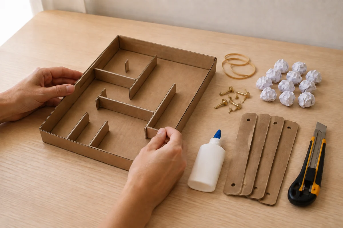 Étape 2 de flipper en carton : créer les obstacles