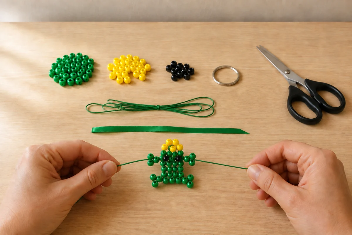Étape 3 de pony beads : former pattes et corps