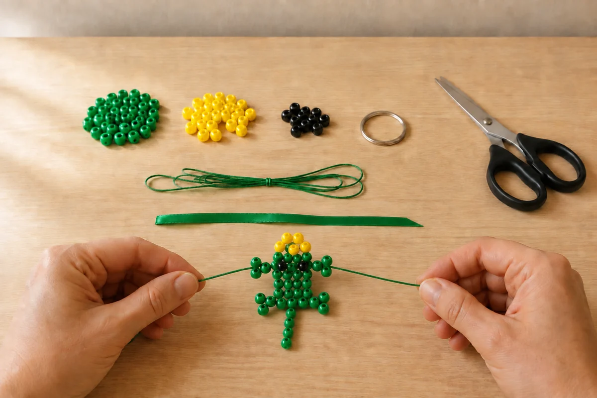 Étape 4 de pony beads : finir la queue