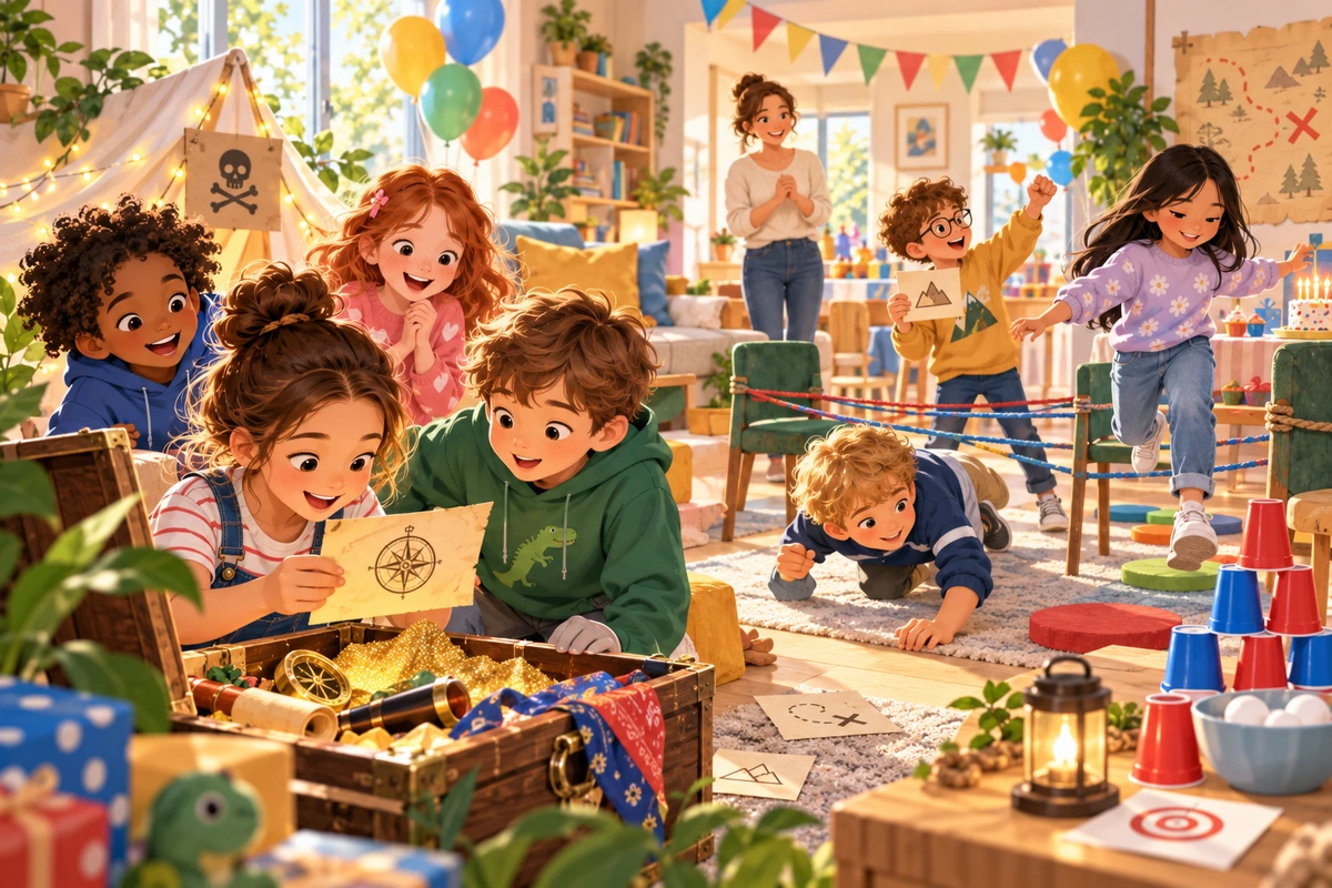 Anniversaire 10 ans : 15 jeux et un programme de 3 heures à la maison