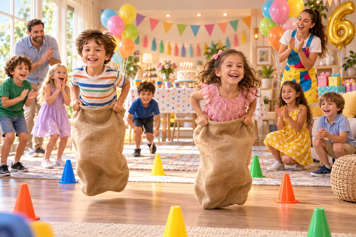Anniversaire 6 ans : programme de 2 heures et 12 jeux faciles