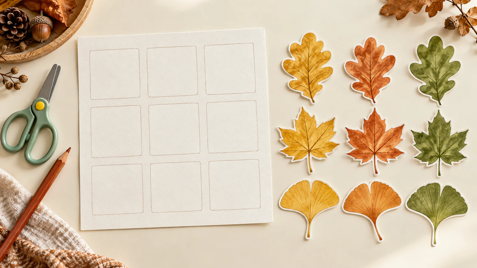 Le cabinet des feuilles : jeu à double entrée d’automne