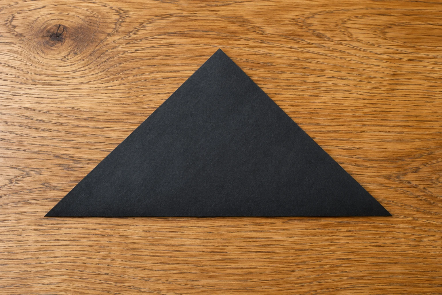 plier en triangle
