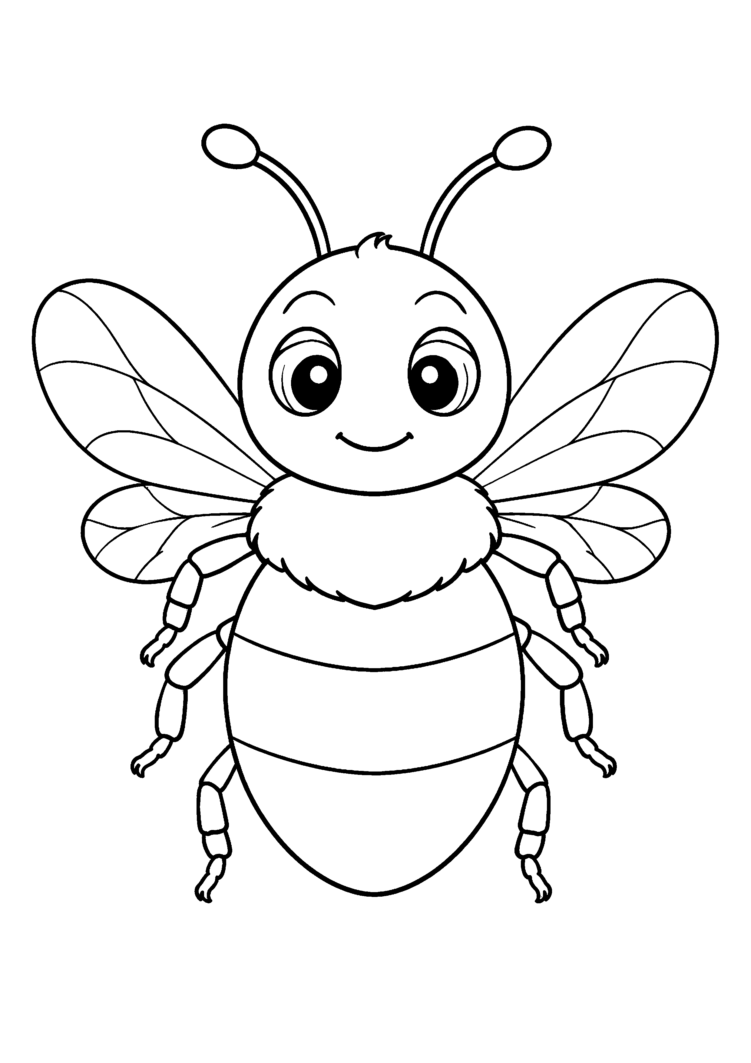 Coloriage Abeille