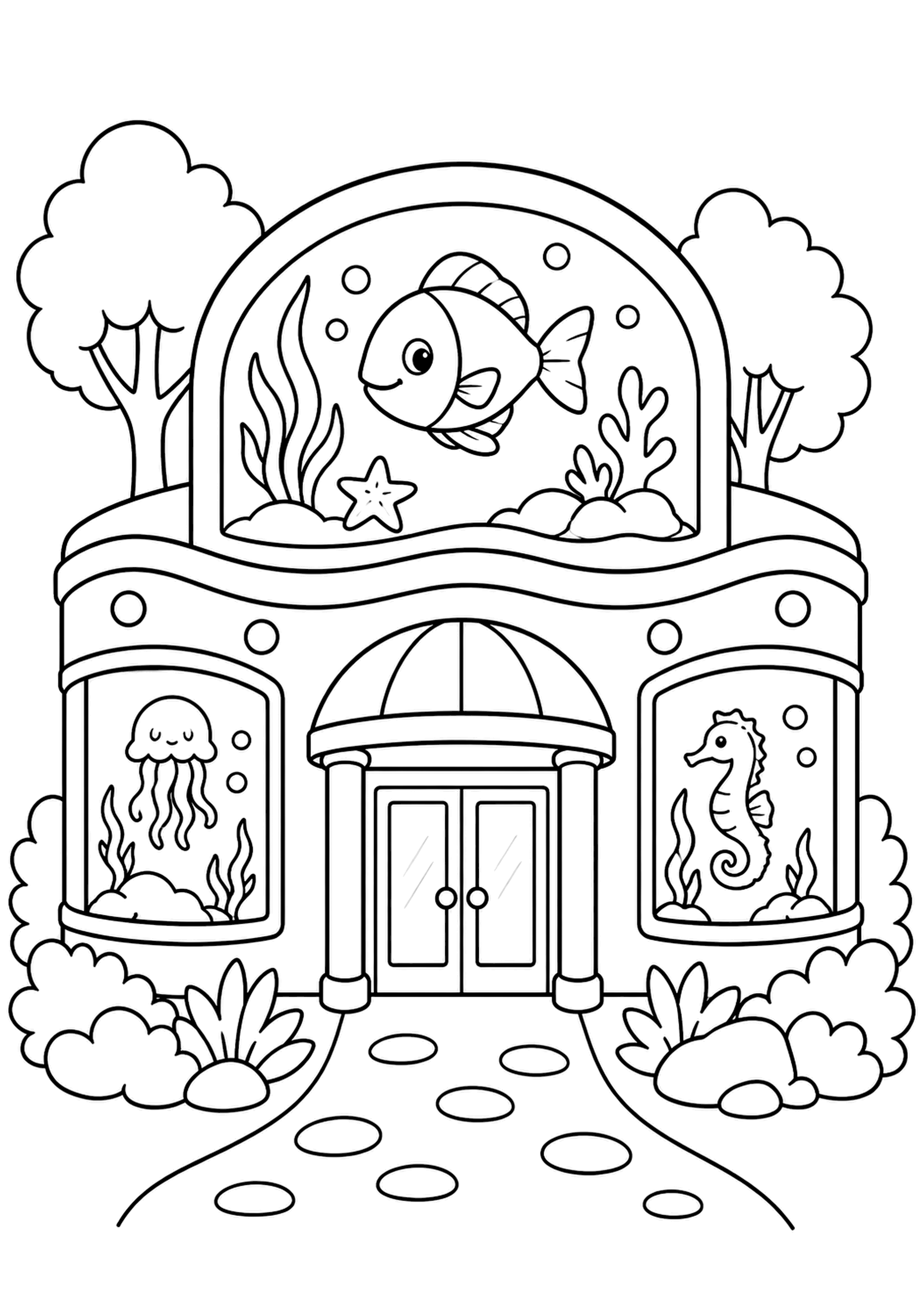 Coloriage Aquarium