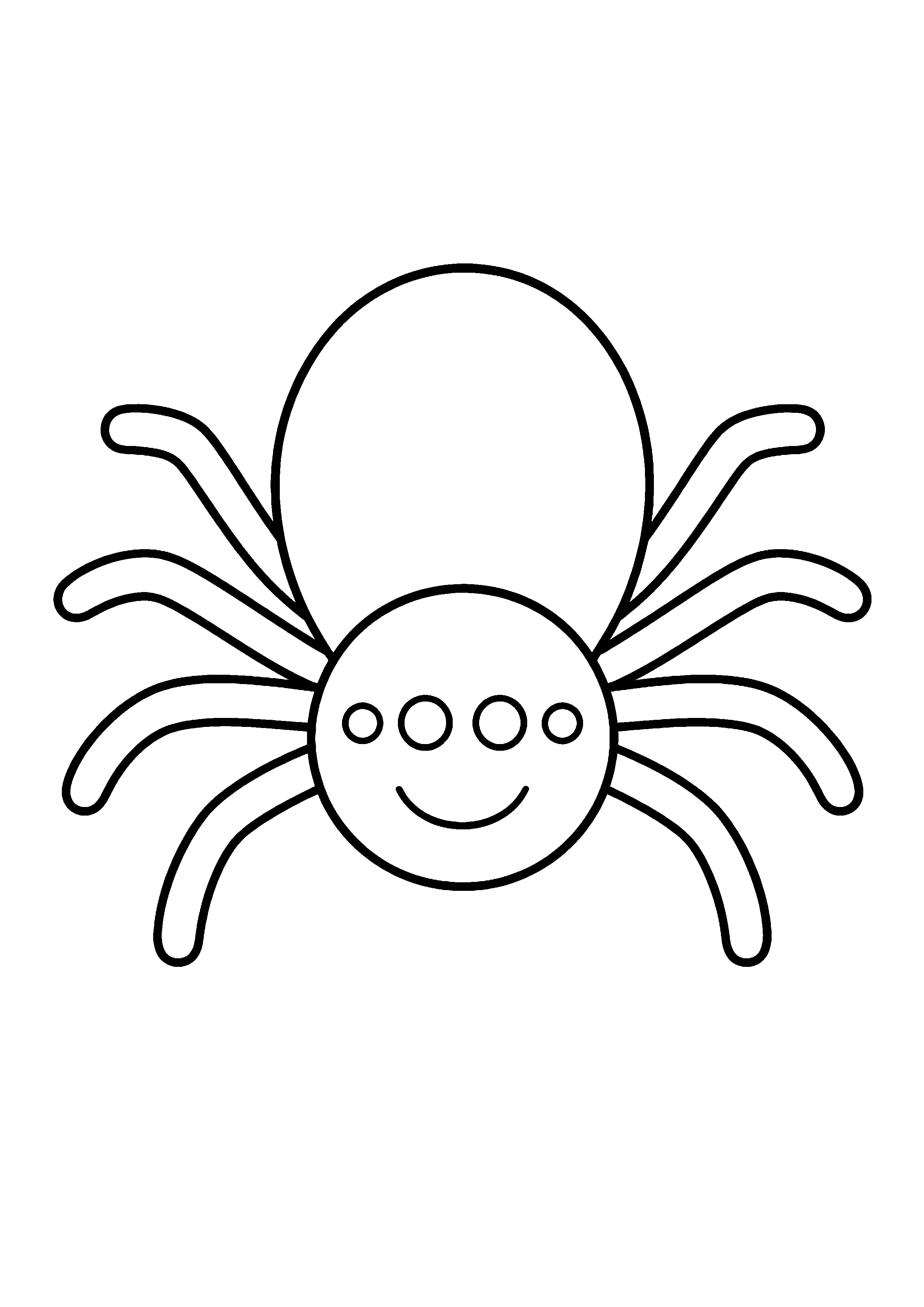 Coloriage Araignée