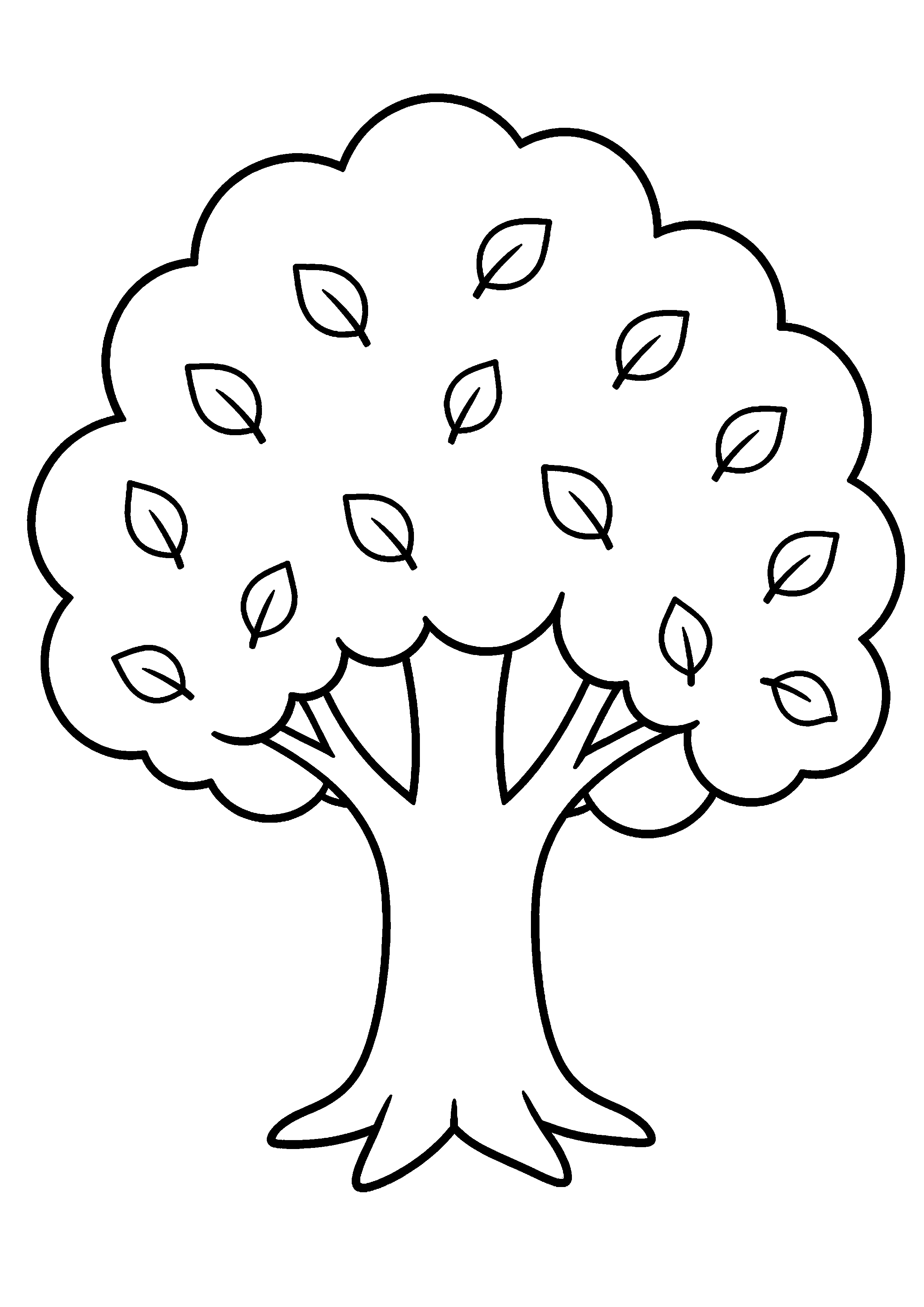 Coloriage Arbre