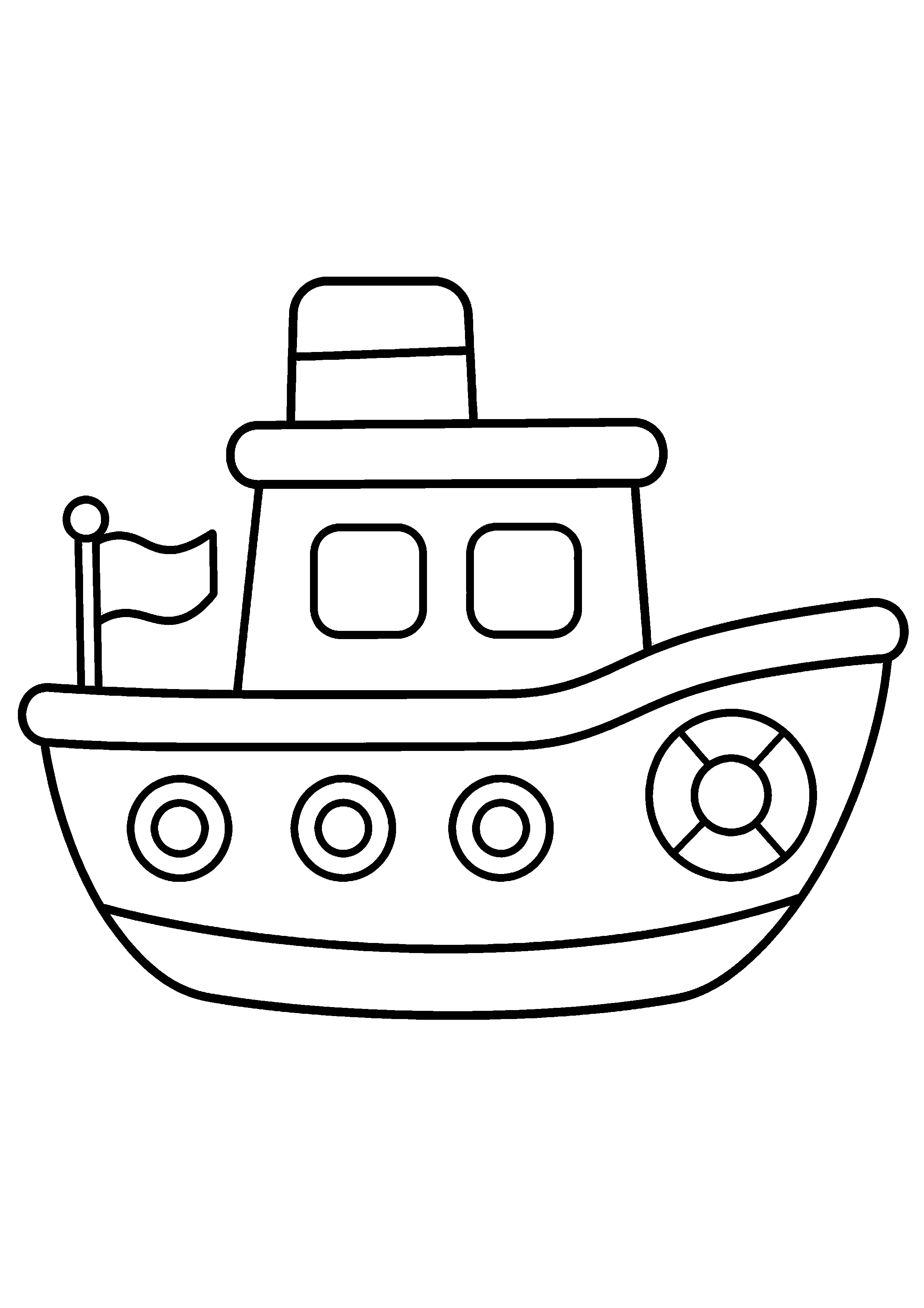 Coloriage Bateau