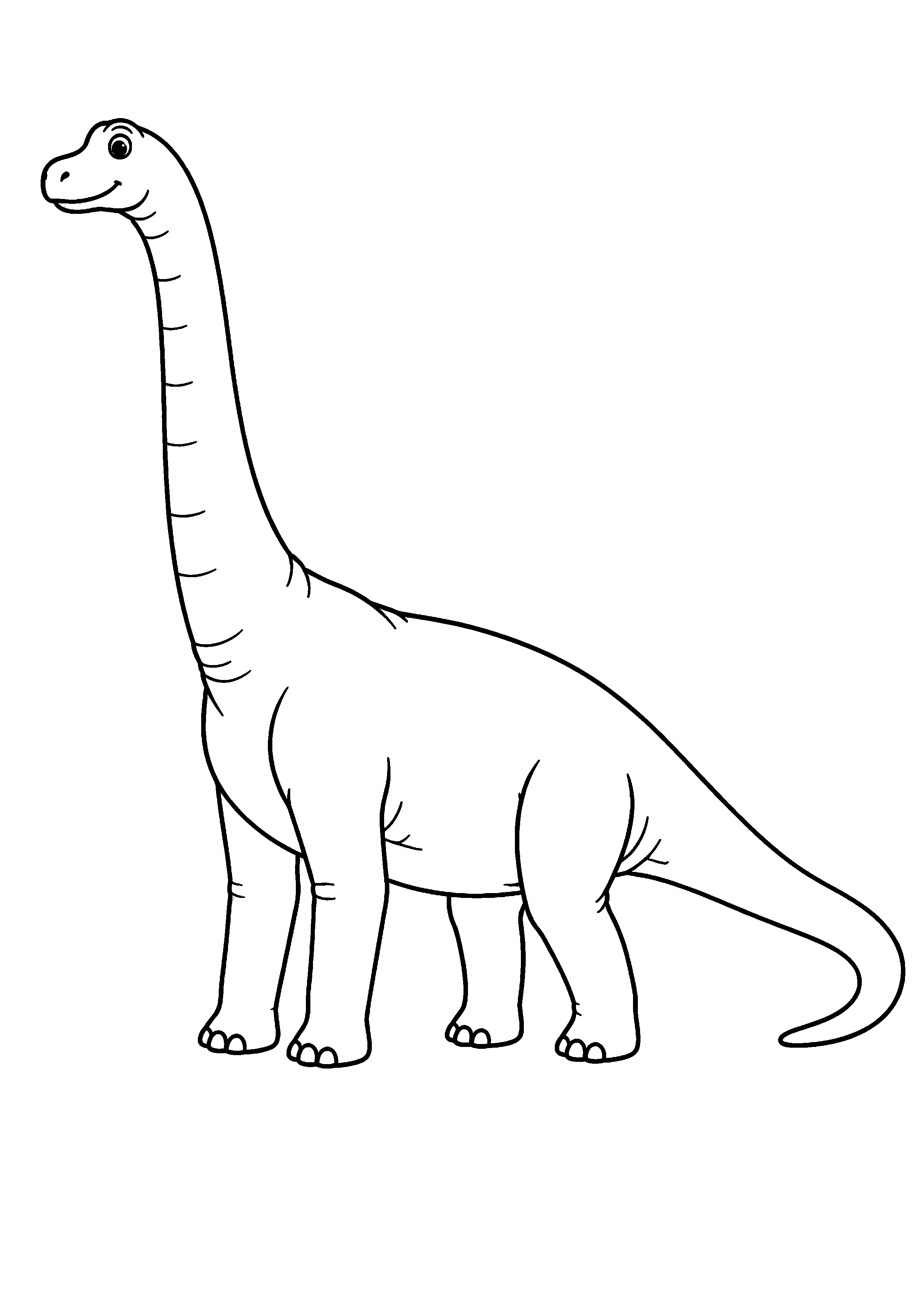 Coloriage Brachiosaure