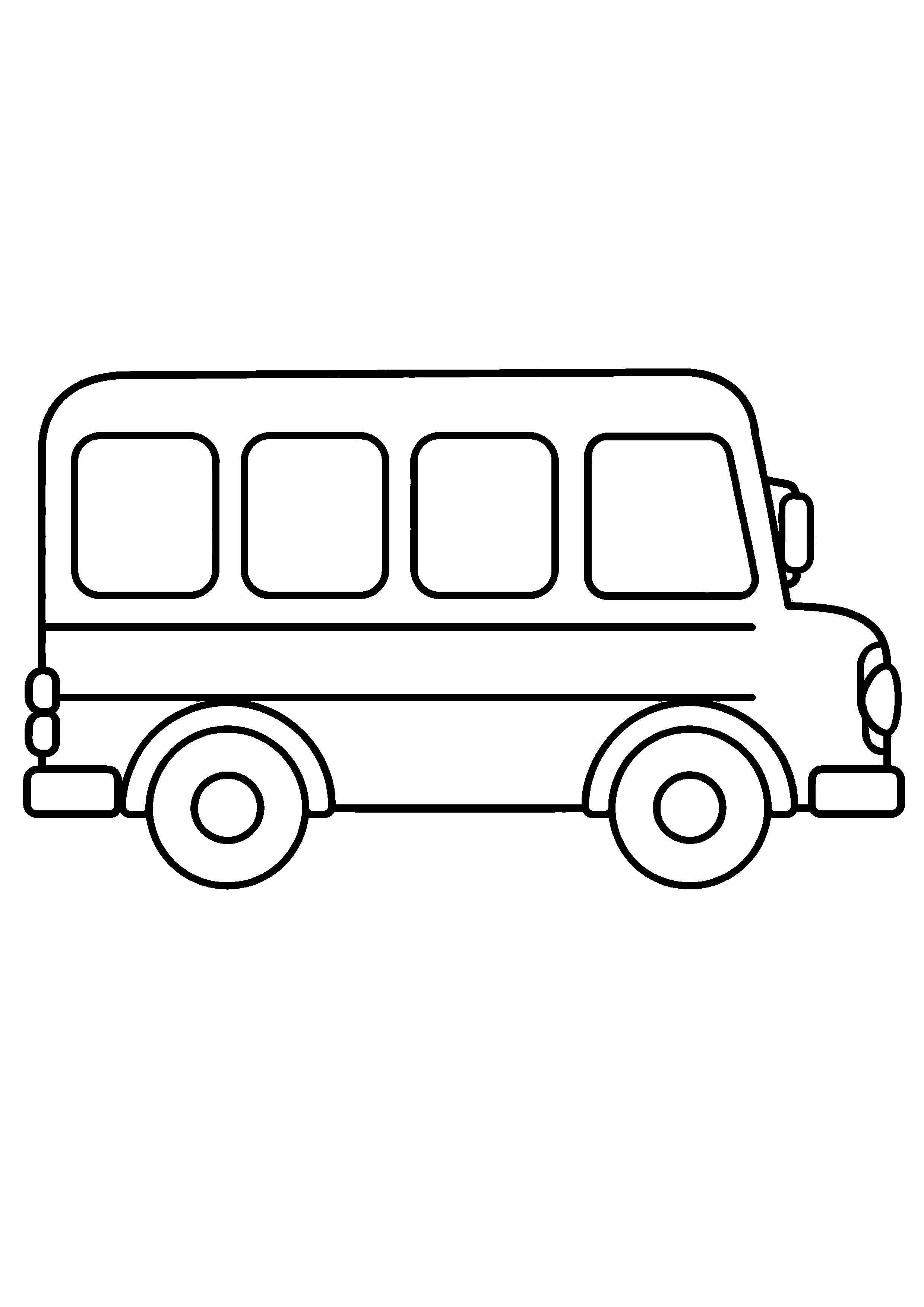 Coloriage Bus scolaire